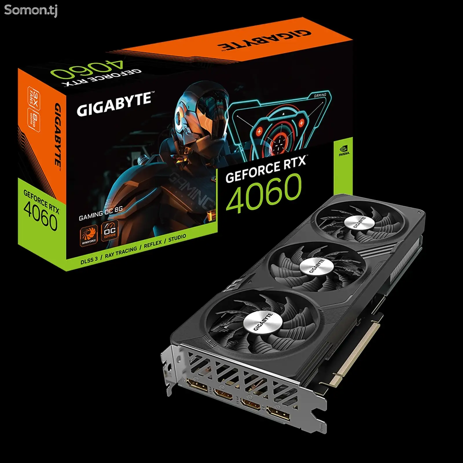 Видеокарта Gigabyte GeForce RTX 4060 GAMING OC 8gb DDR6-1