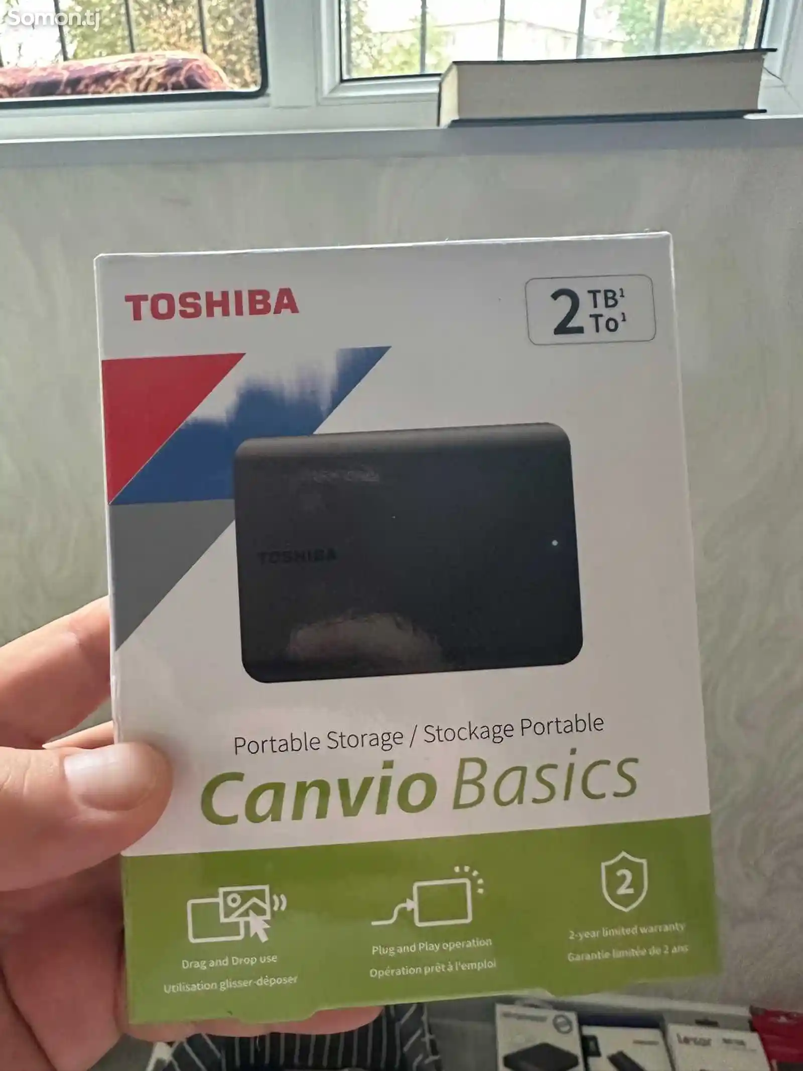 Накопитель Toshiba 2Tb Ext Hdd Canvio Basic