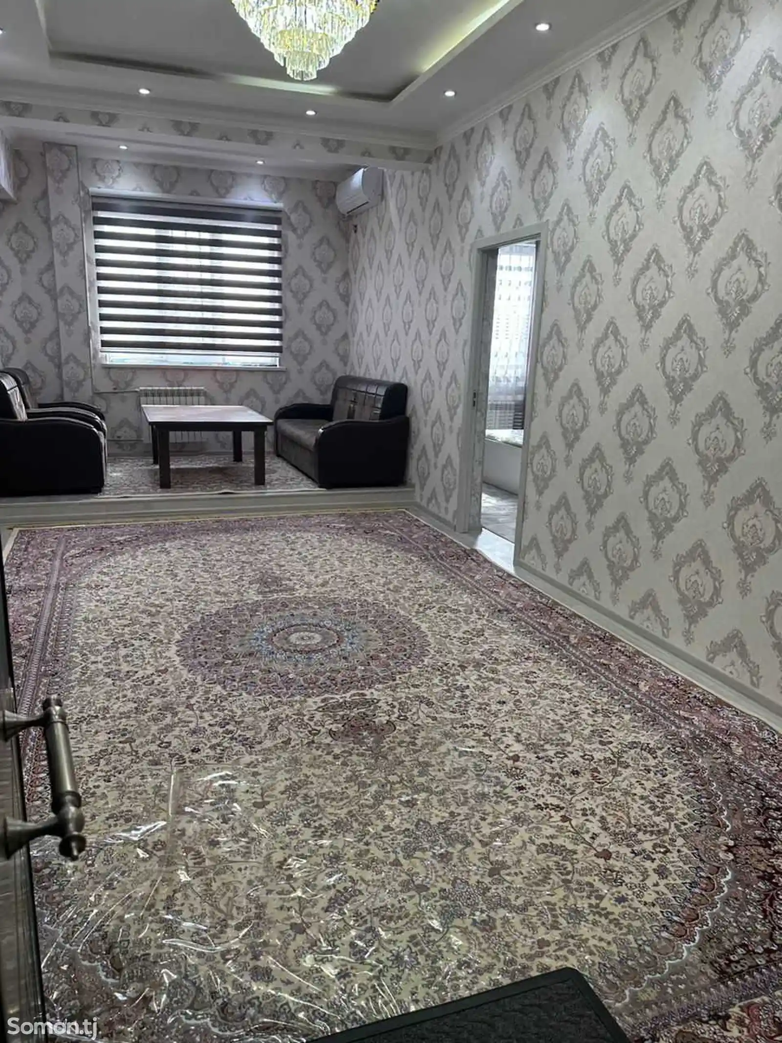 2-комн. квартира, 13 этаж, 95м², Сомони-4