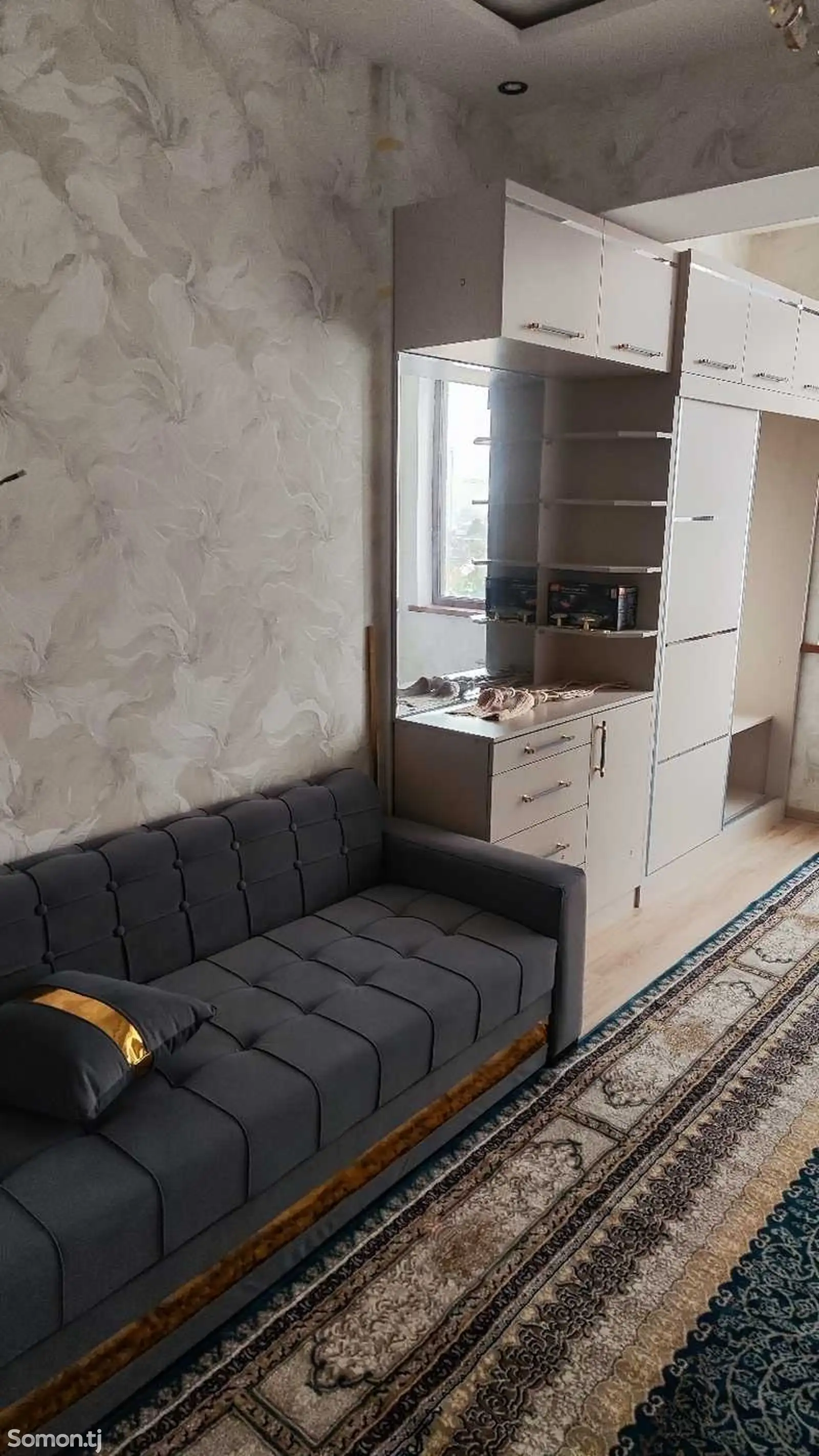 2-комн. квартира, 8 этаж, 60м², И.Сомони-1