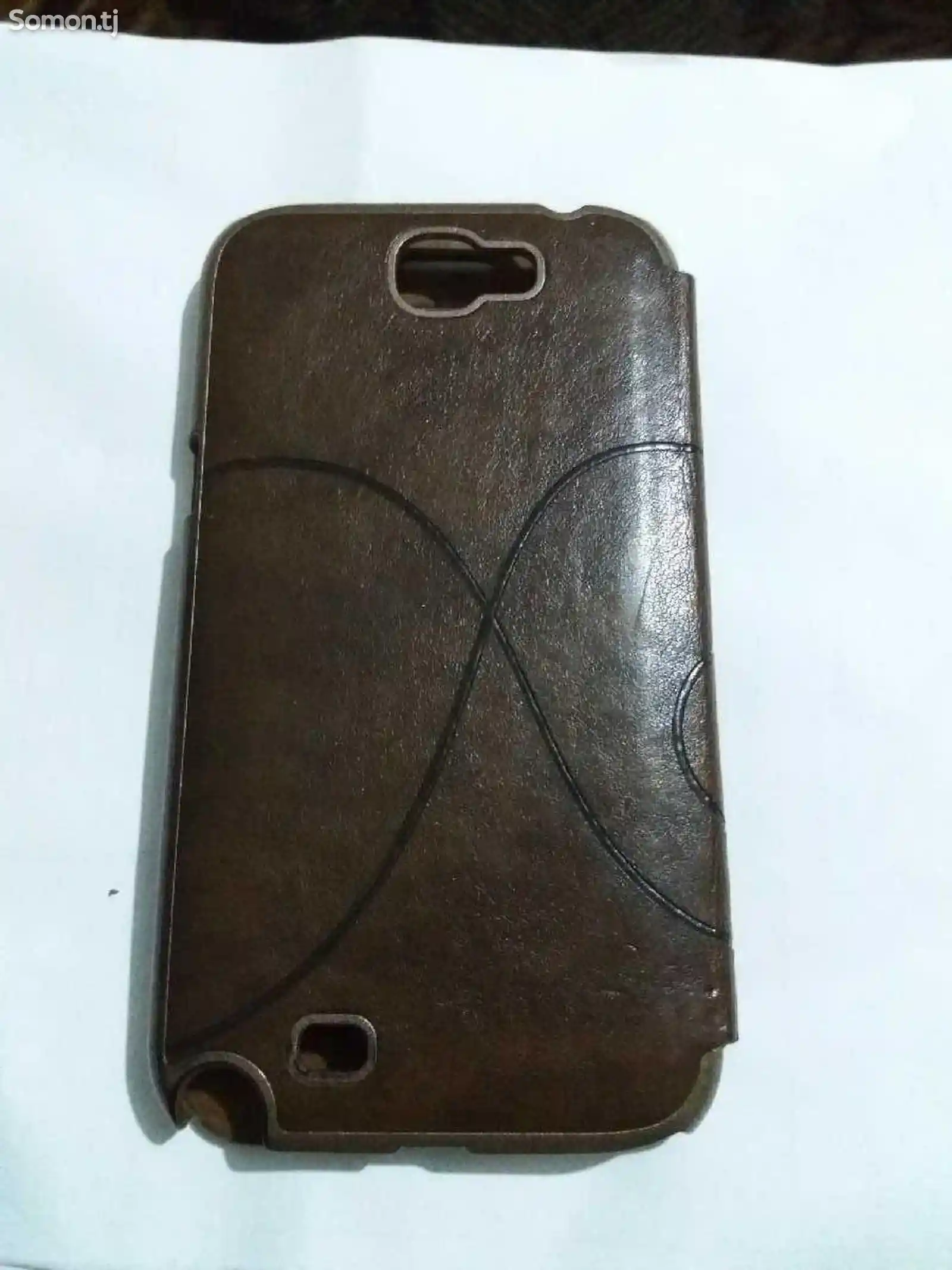 Чехол кожаный для Samsung Note II 7100-1