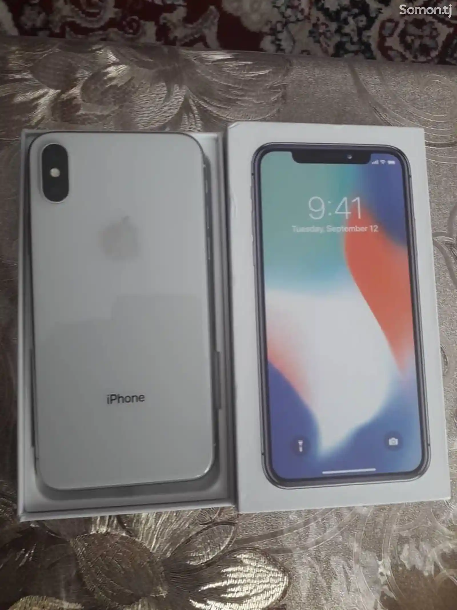 Apple iPhone X, 256 gb, Silver-1