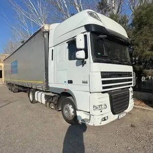 Бортовой грузовик DAF XF 105 460 Mega, 2013