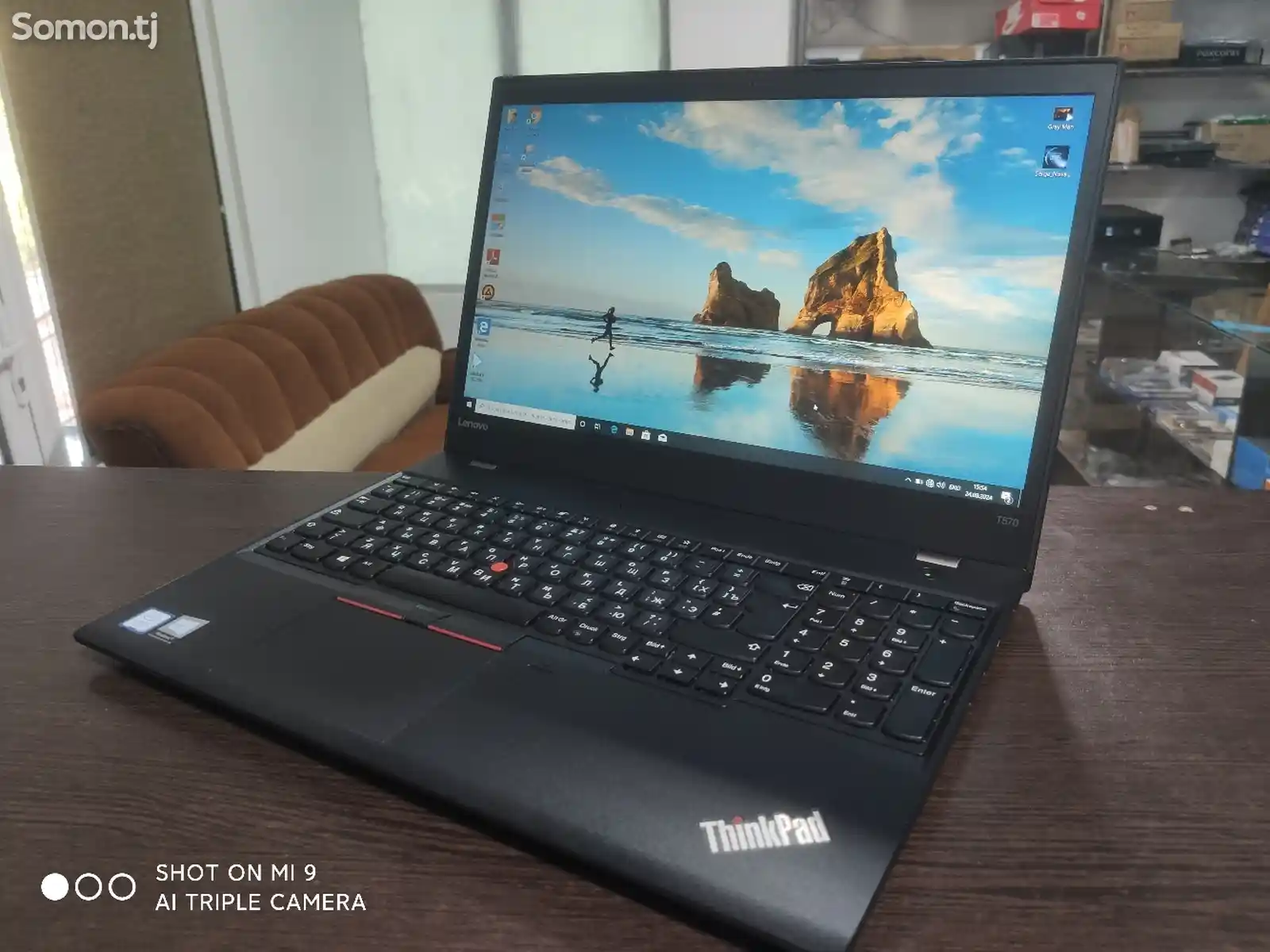 Ноутбук Lenovo core i5-7Gen RAM 8GB SSD NVMe 256GB-1