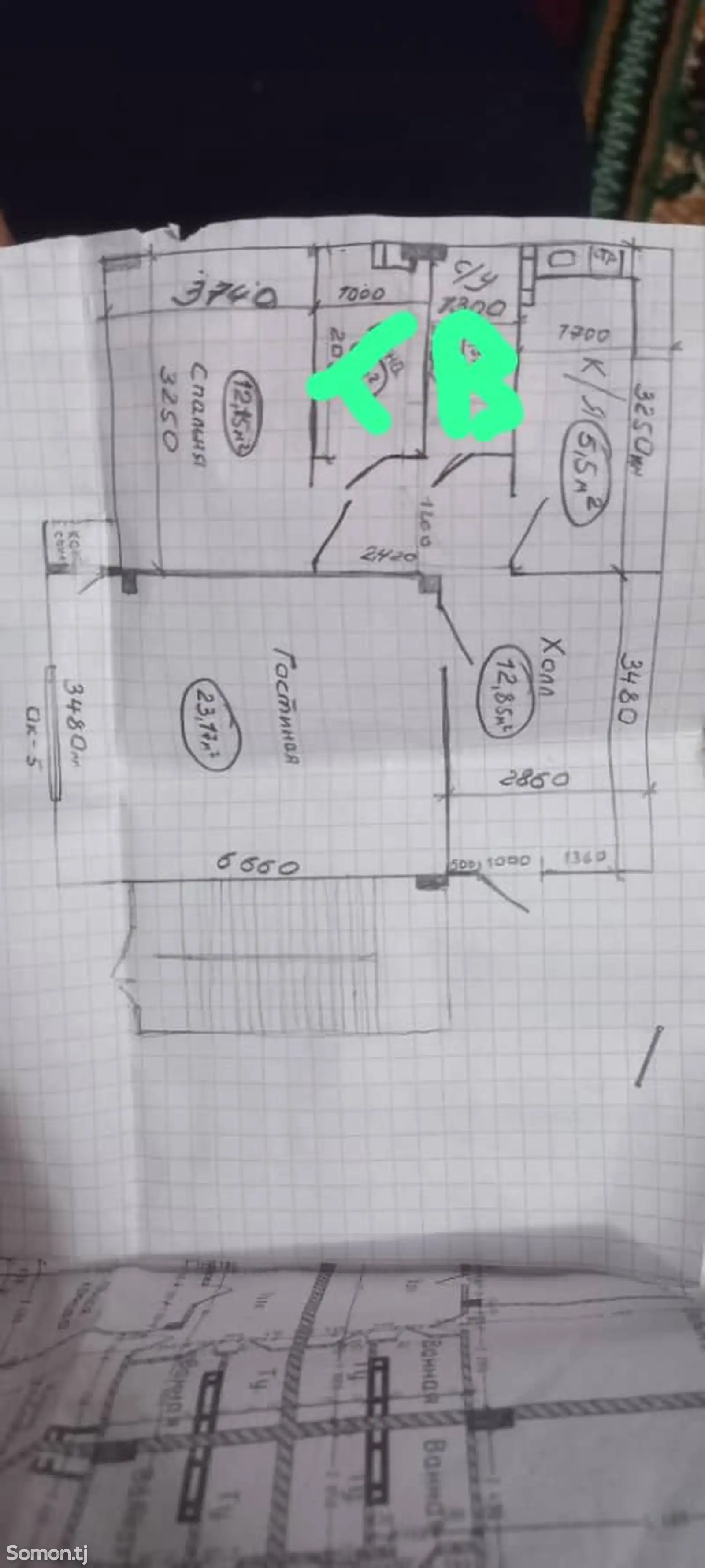 2-комн. квартира, 11 этаж, 58 м², Воданасос-3