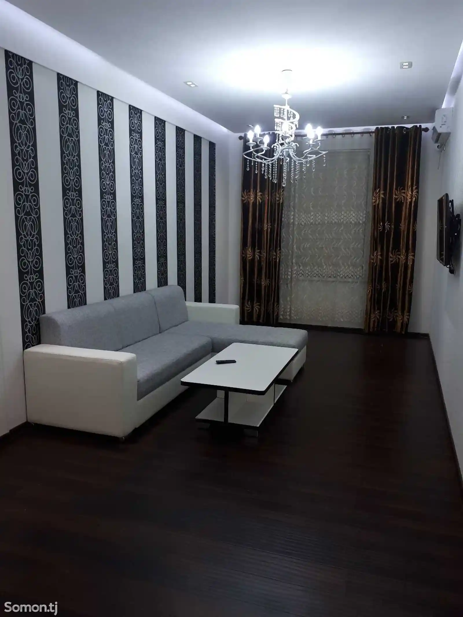 2-комн. квартира, 11 этаж, 89м², Сомони-1