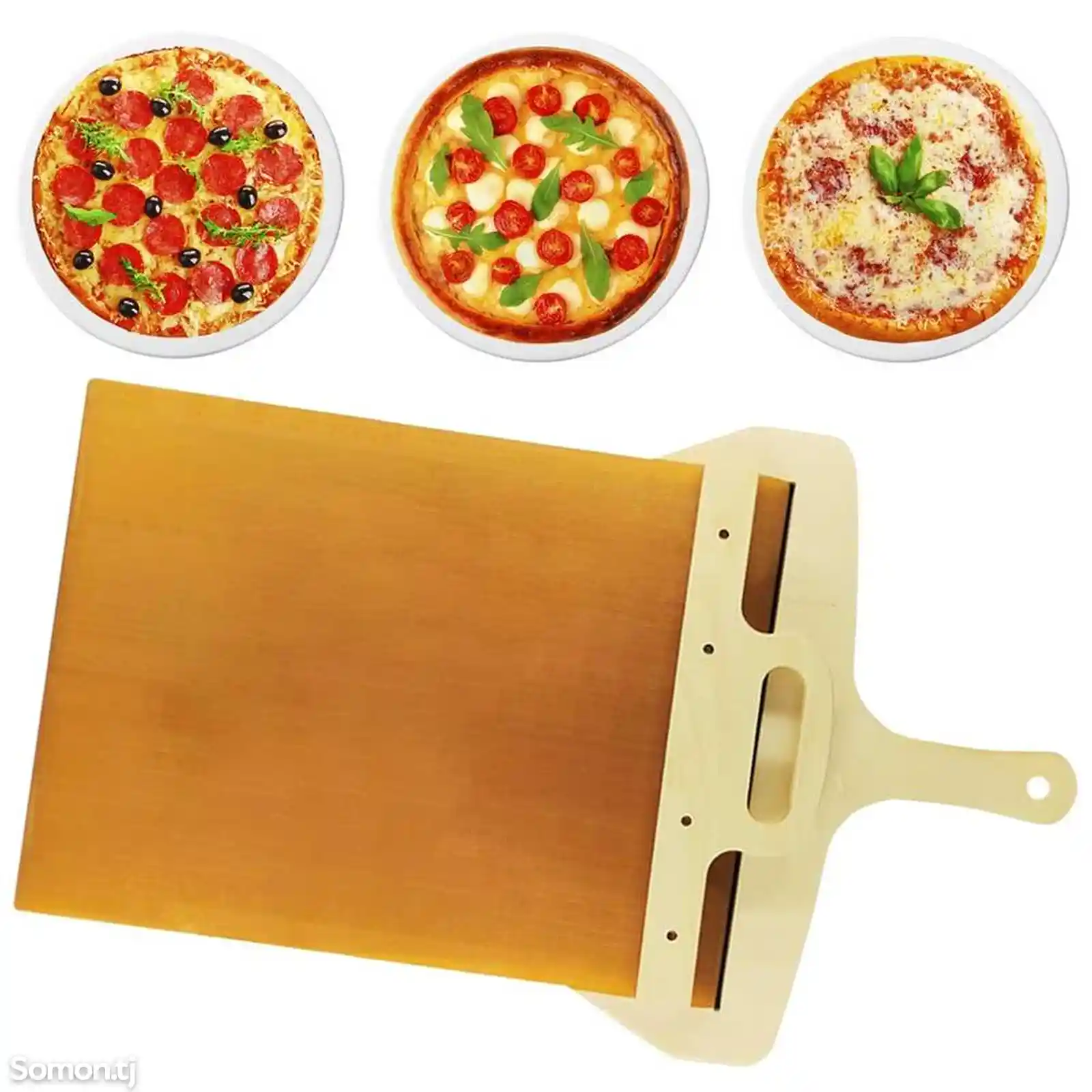 Деревянная выдвижная лопатка для очистки пиццы-7