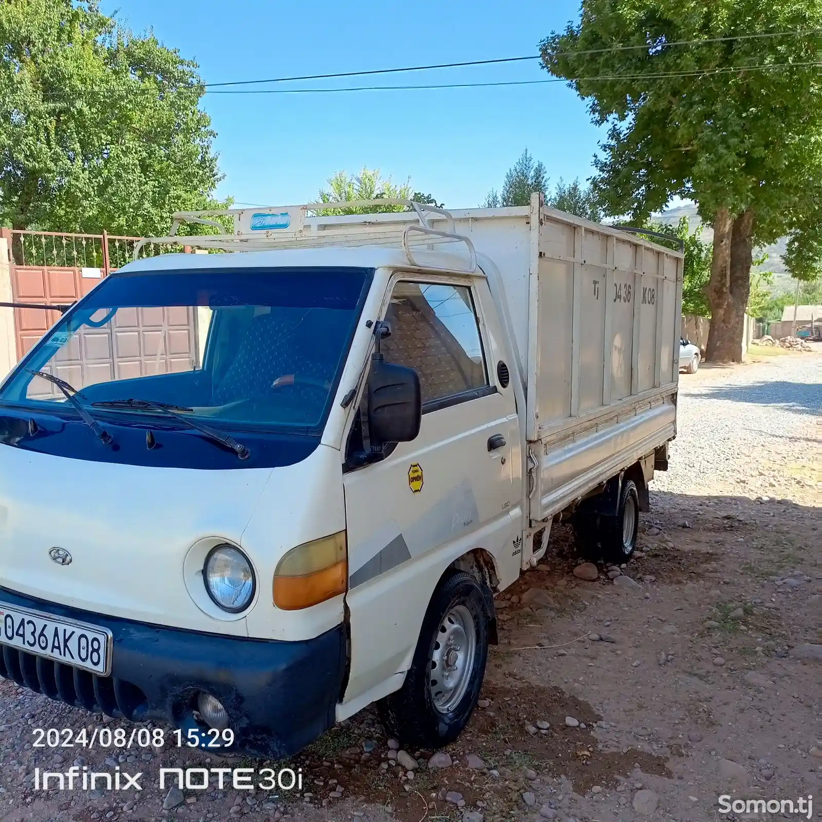 Бортовой автомобиль Hyundai Porter, 2002-1