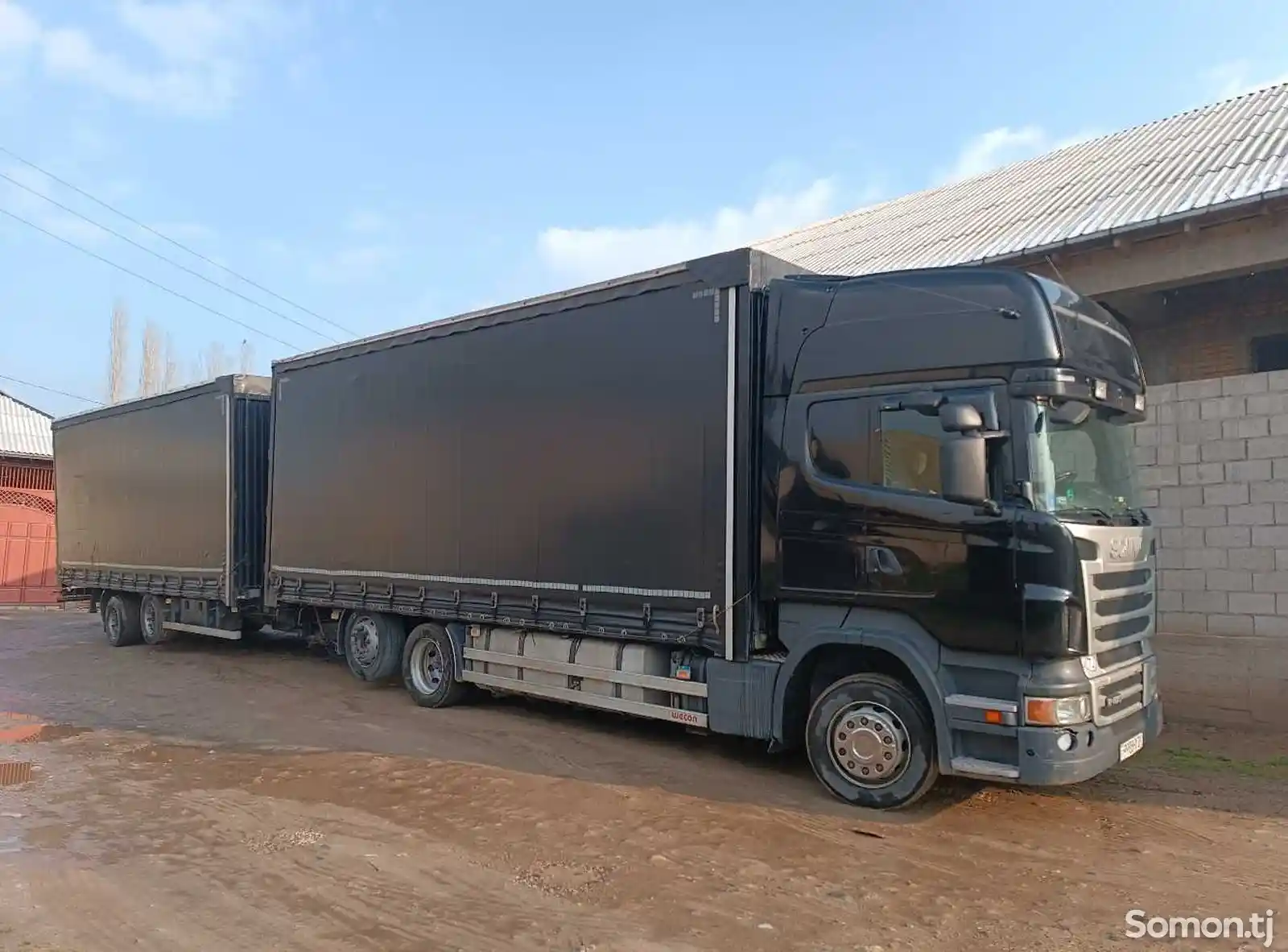 Бортовой грузовик Skania, 2012-4