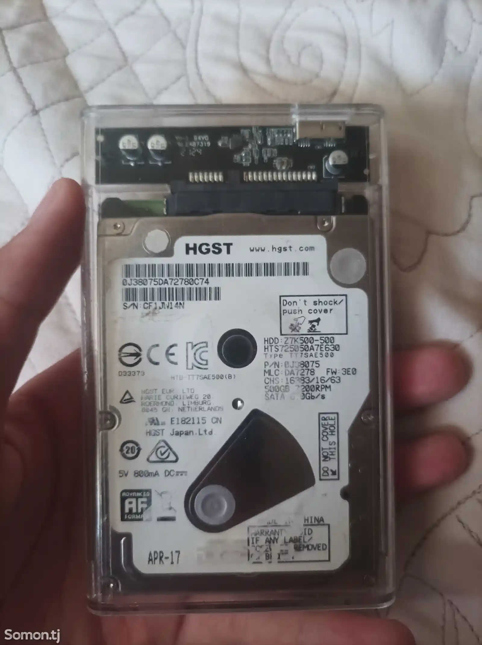 Жёсткий диск на 500 gb HGST-2