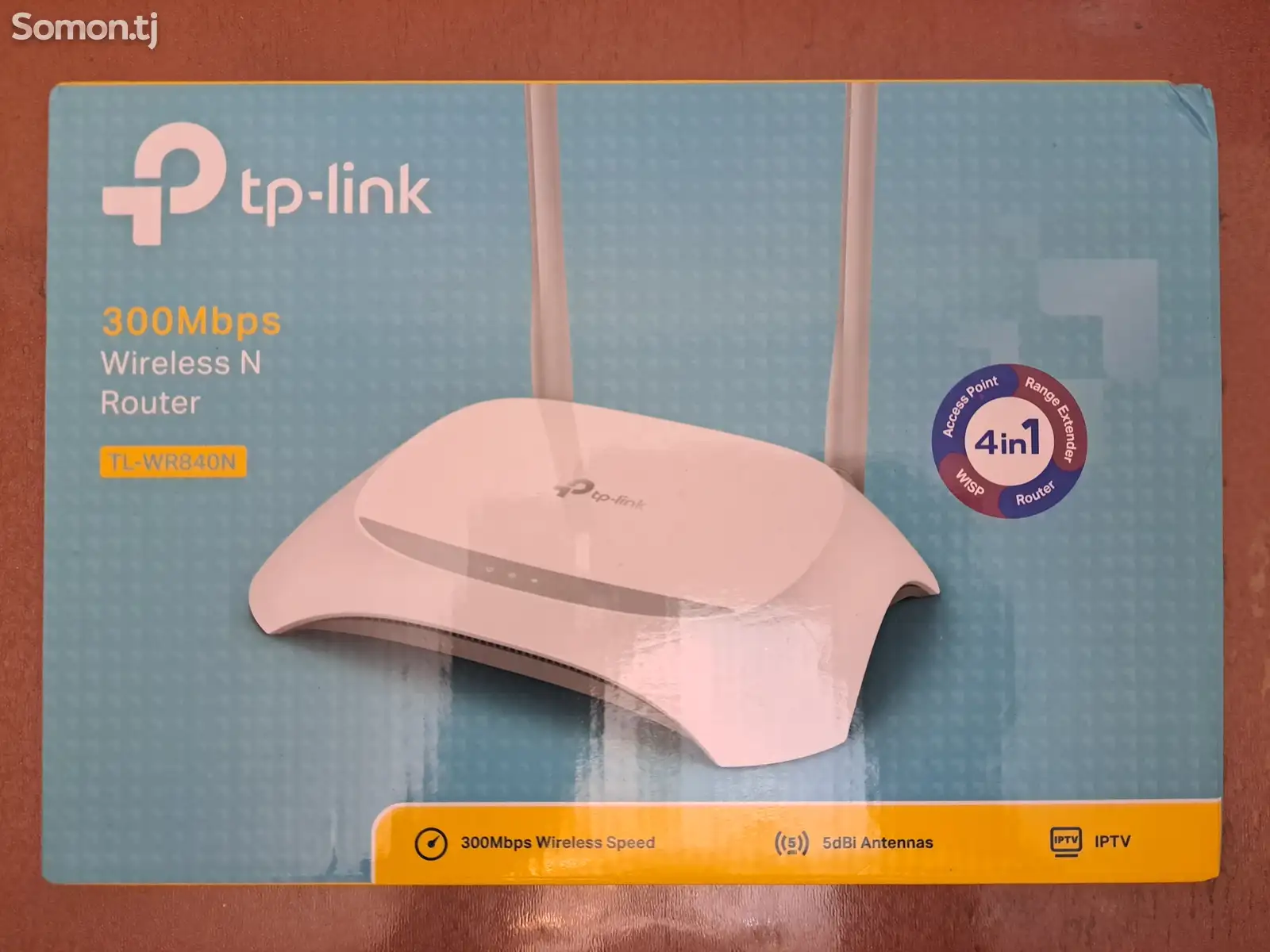 Роутер Wi-Fi TP-Link TL-WR840N 300Mbps-1