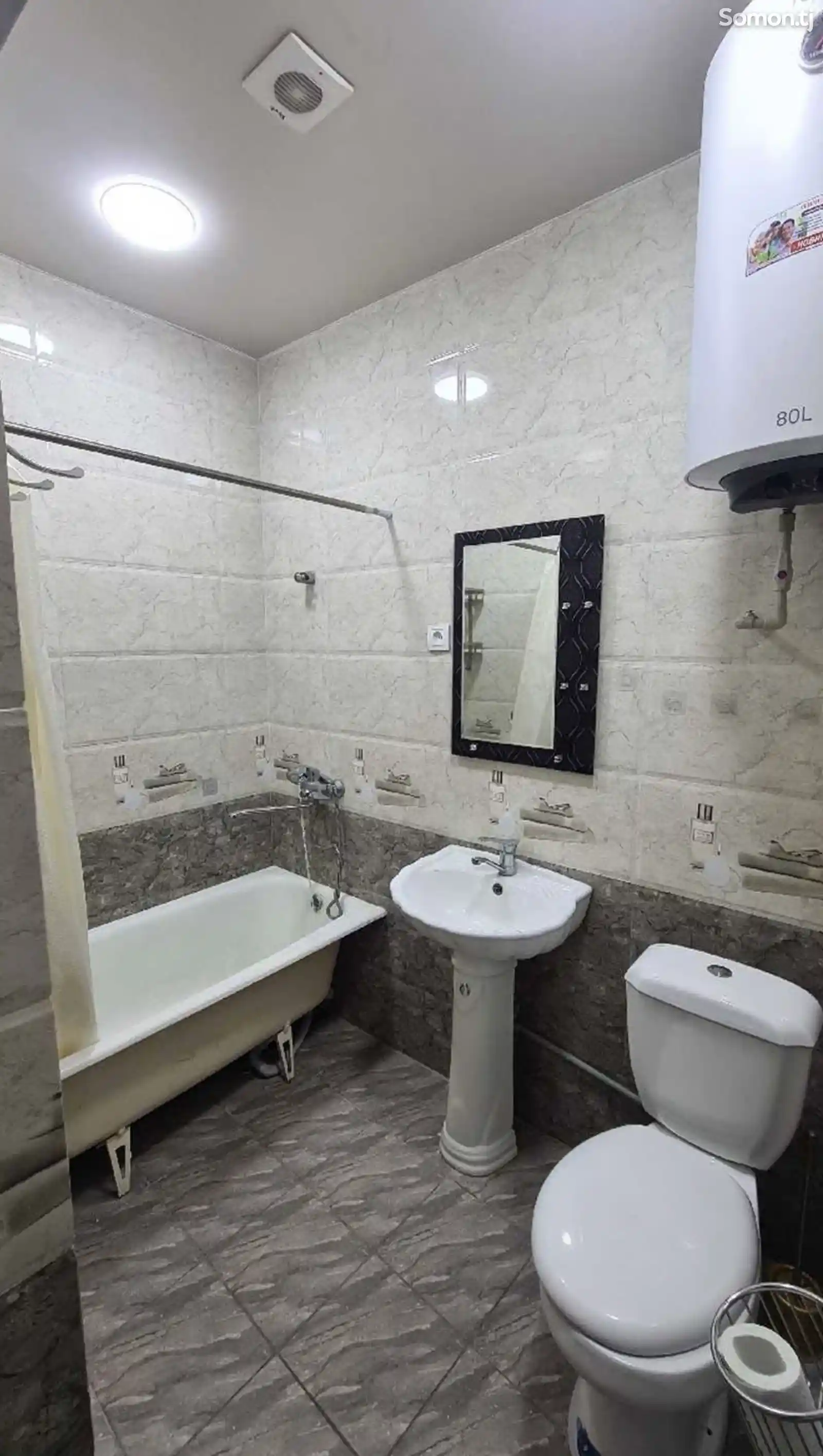 2-комн. квартира, 4 этаж, 50м², Сомони-5