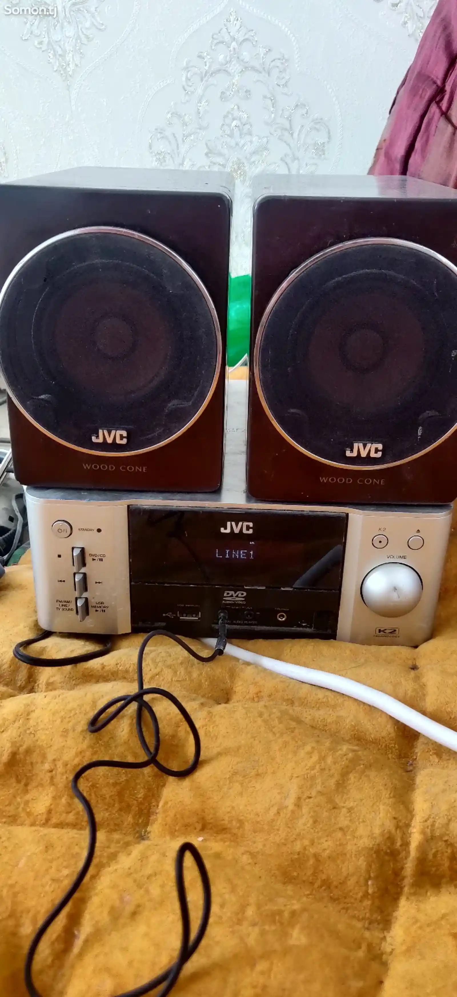 Колонки JVC ex-a3 Wood cone-1