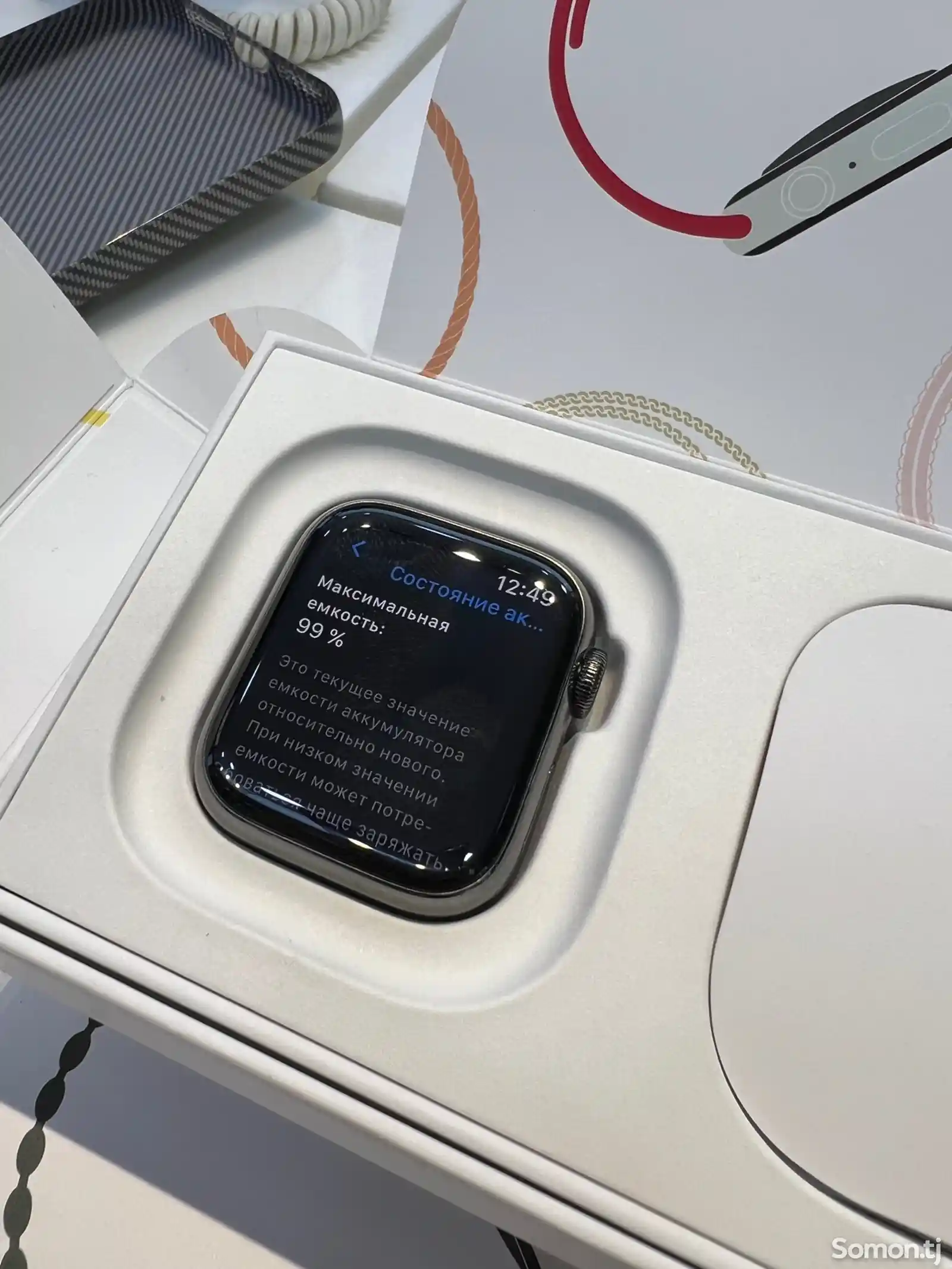 Смарт часы Apple Watch Series 9 Ceramic 41mm-6