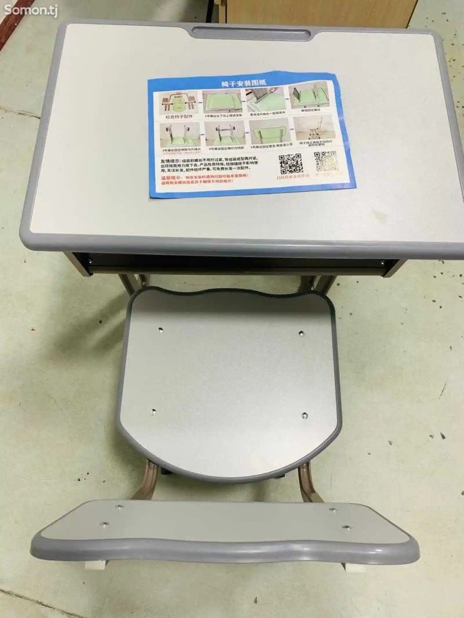 Детский учебный стол и стул-3