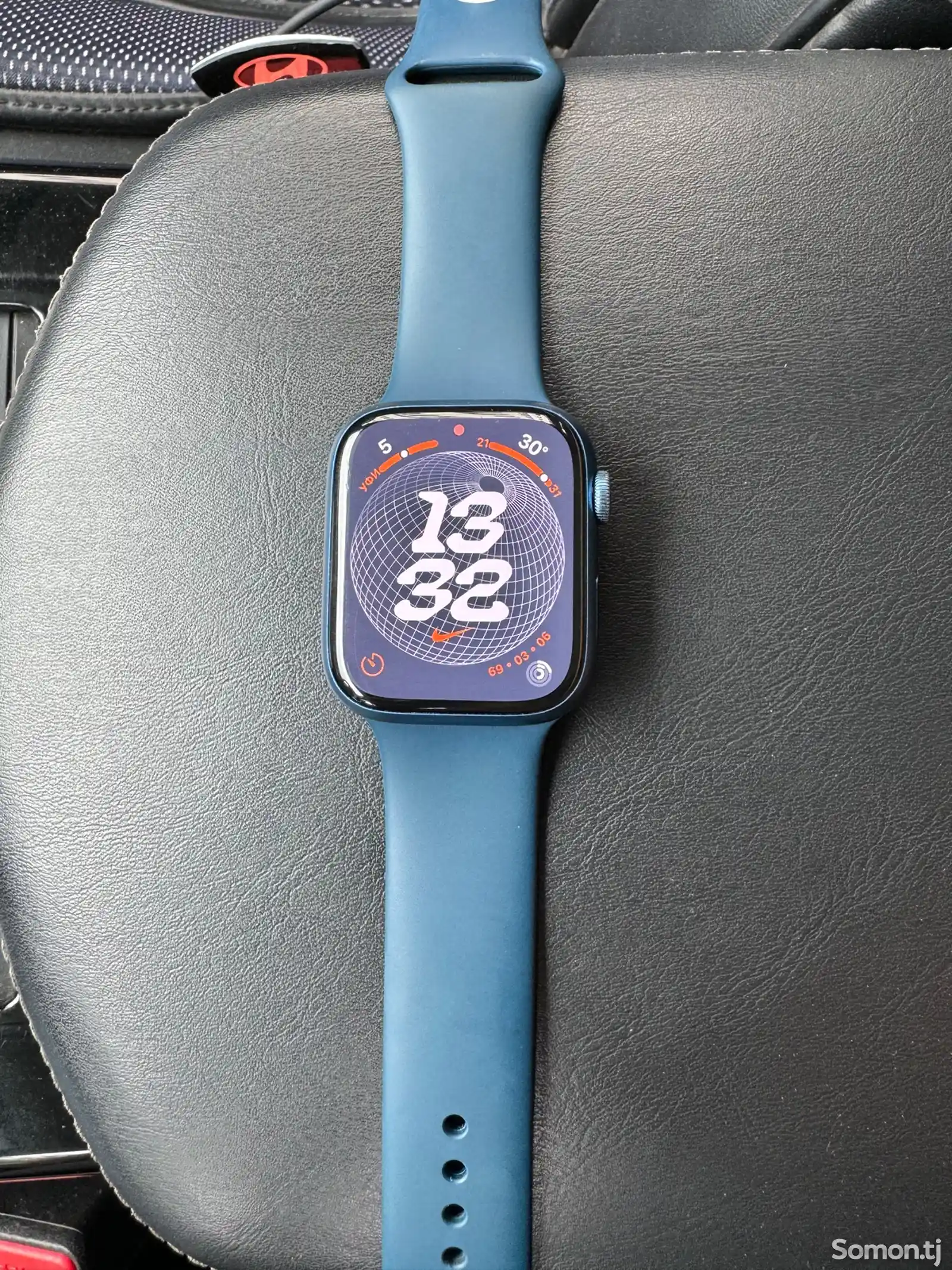 Смарт часы Apple Watch 7 45mm blue-5