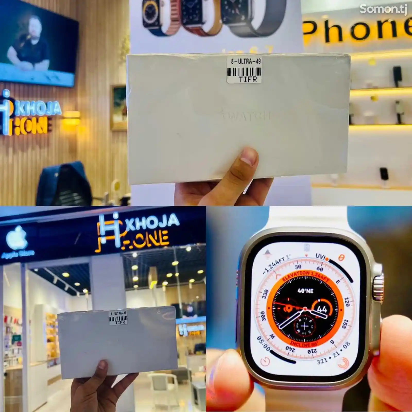 Смарт часы Apple Watch Ultra 49мм Titanium Case-1