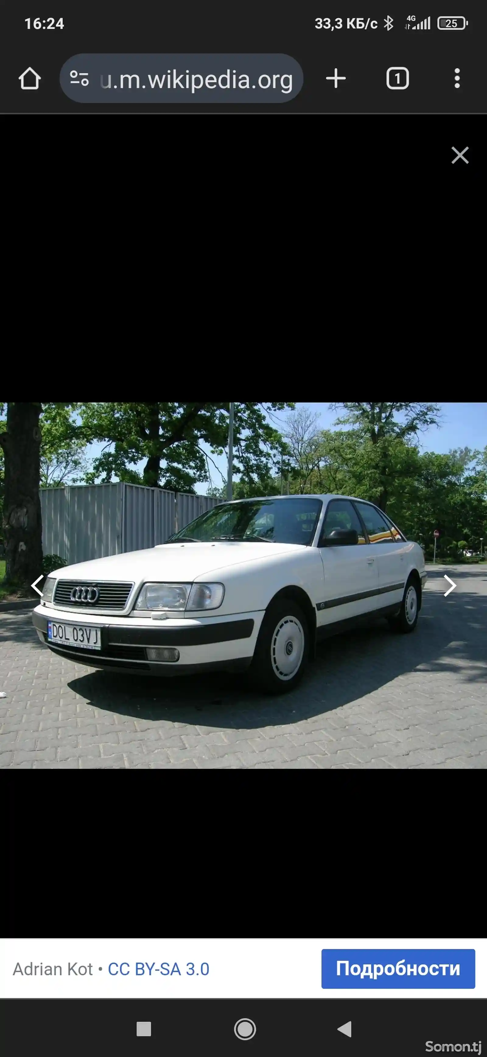 Сиденья на Audi 100-4