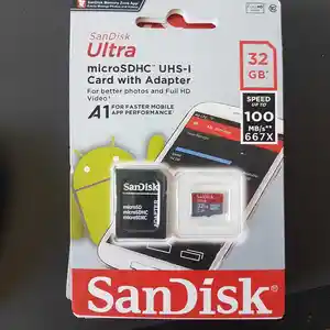 Флешка SanDisk 32Gb 100MBs
