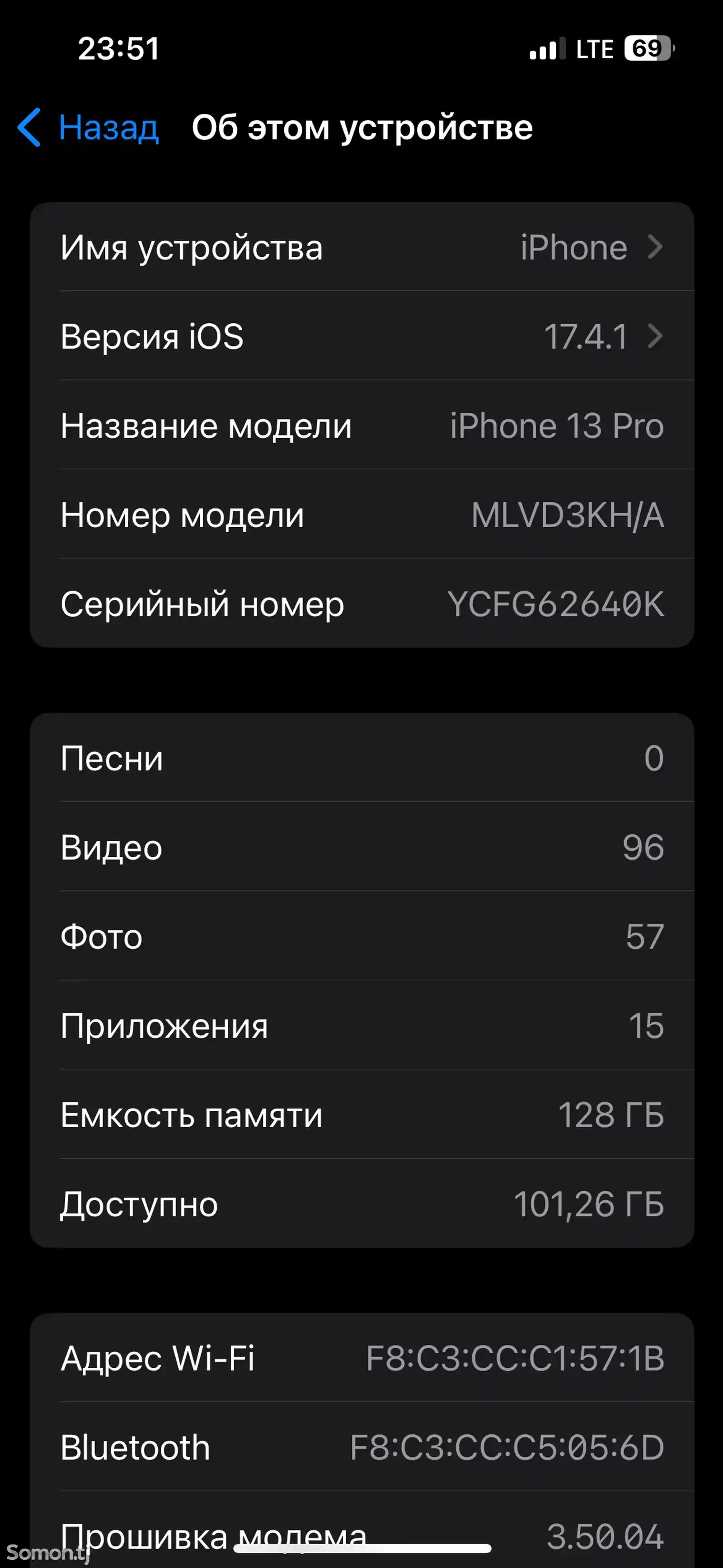 Apple iPhone 13 Pro, 128 gb, Sierra Blue-7
