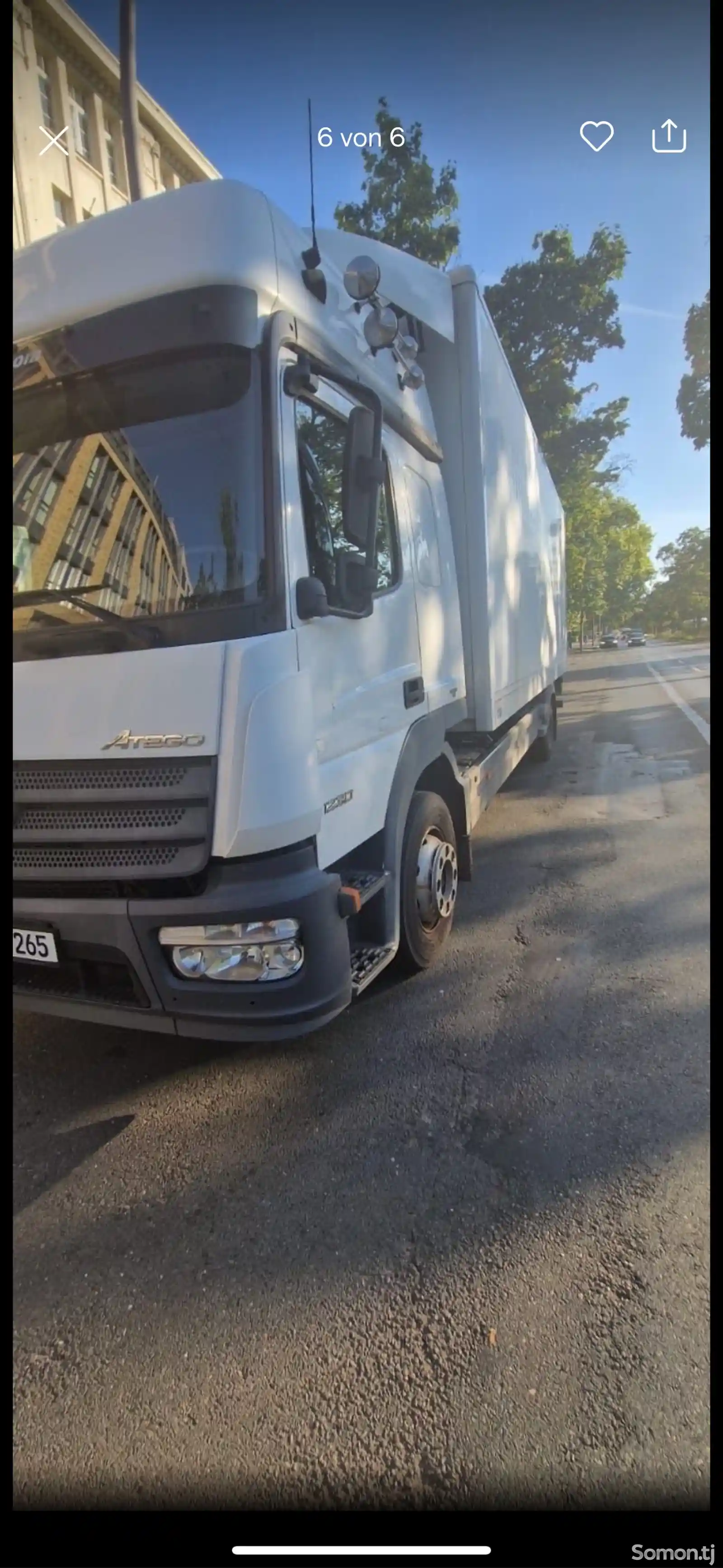 Бортовой грузовик Mercedes-Benz Atego 1230, 2014-2