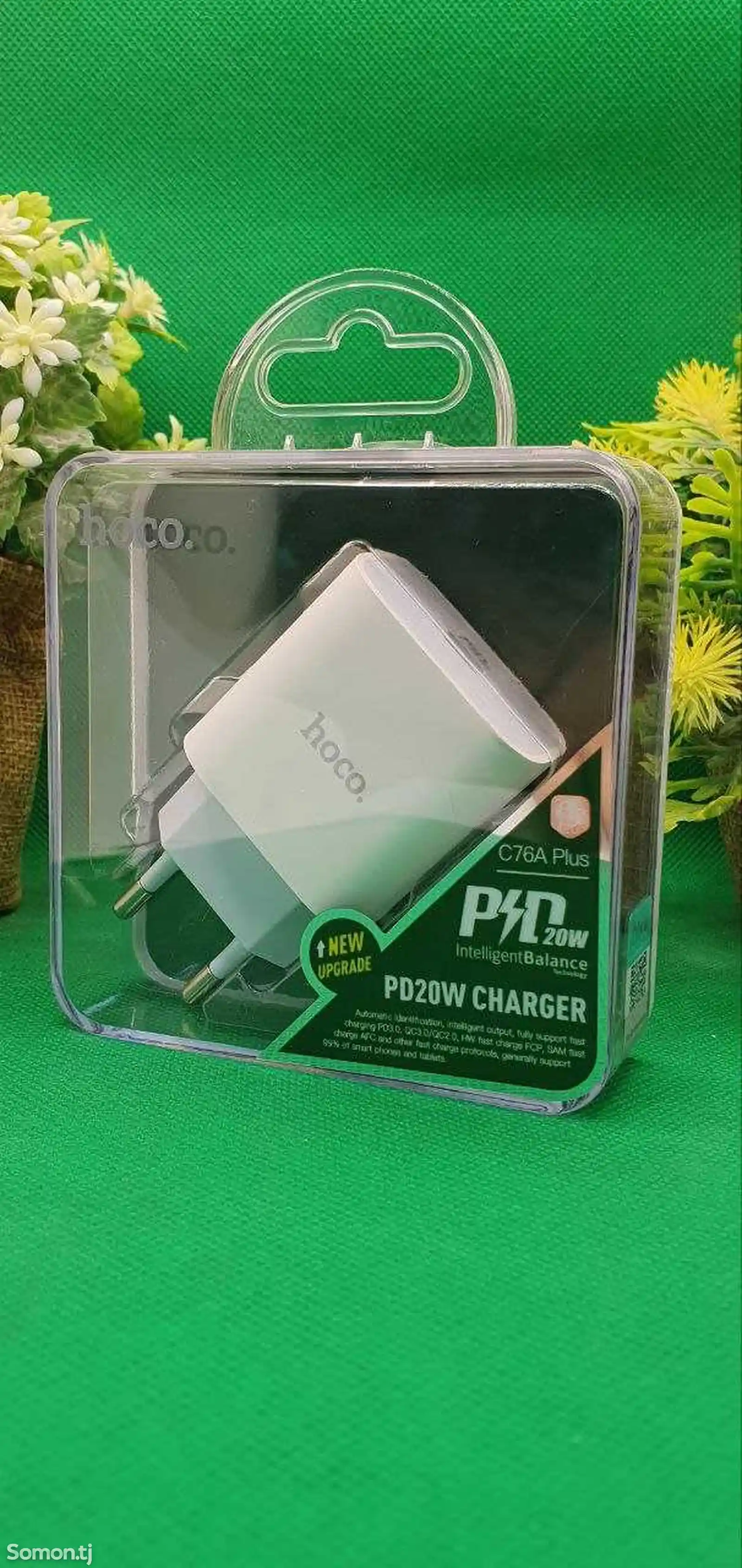 Сетевое зарядное устройство Hoco C76A Plus Speed source PD3.0 charger-1