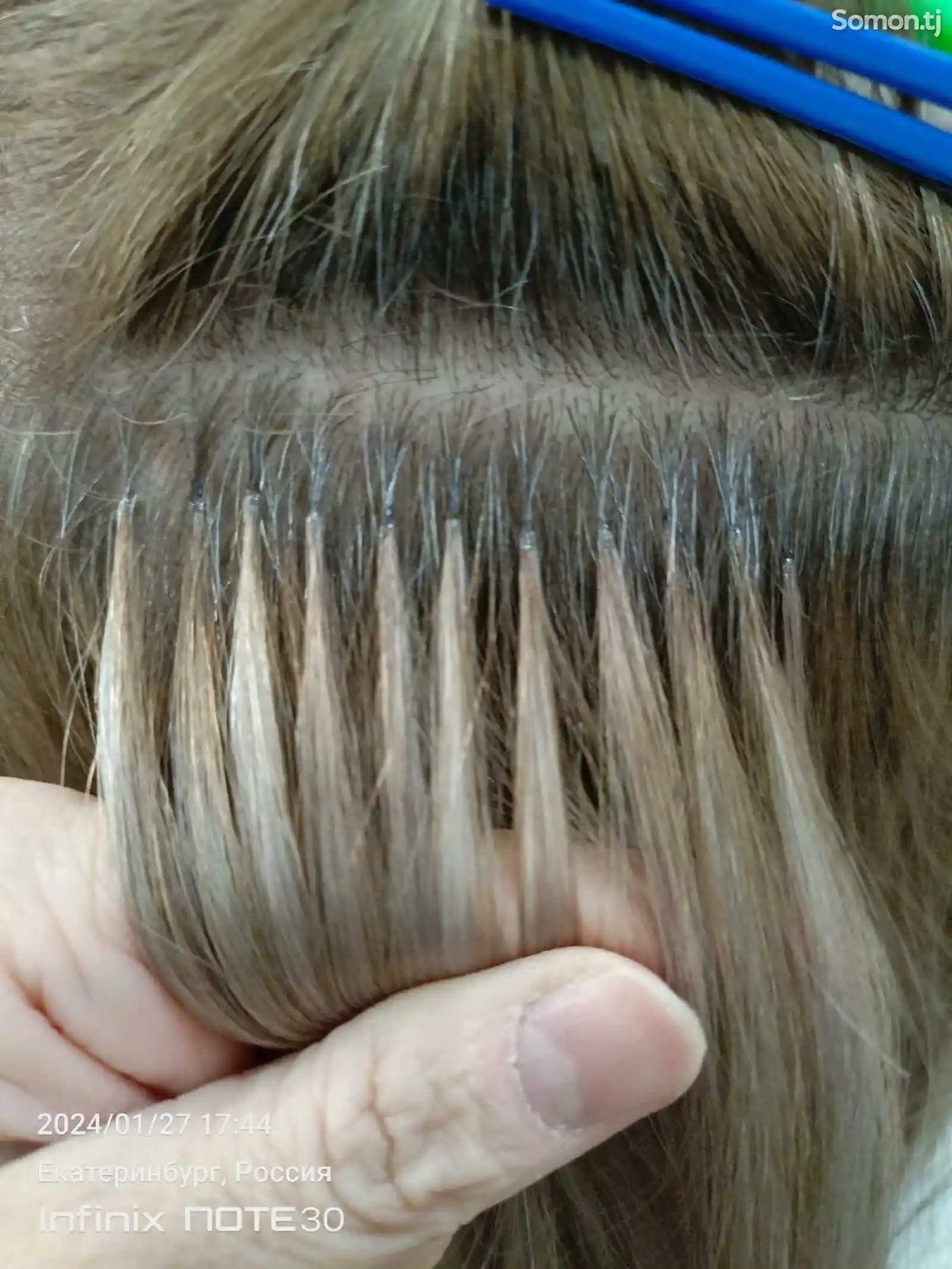 Услуги по наращиванию волос гелиевый-5