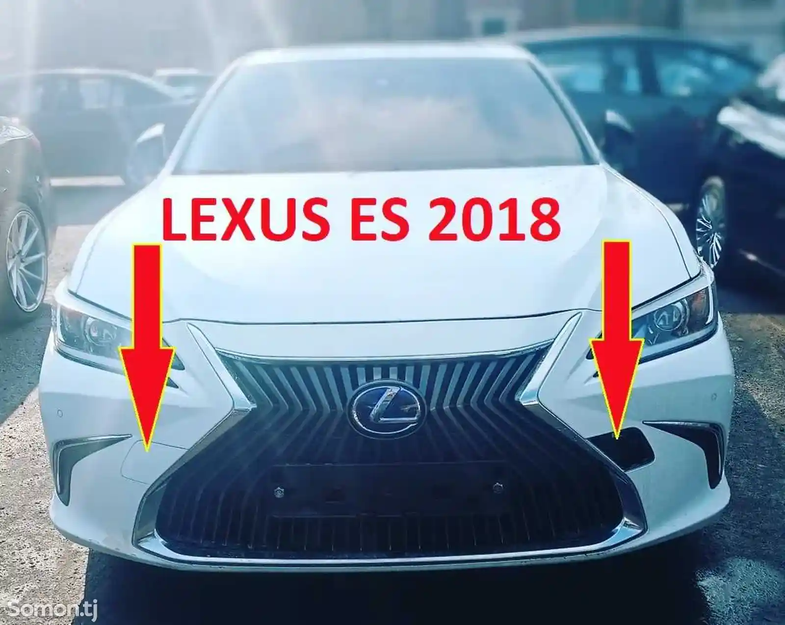 Буксировочные заглушки от Lexus ES 2018-1