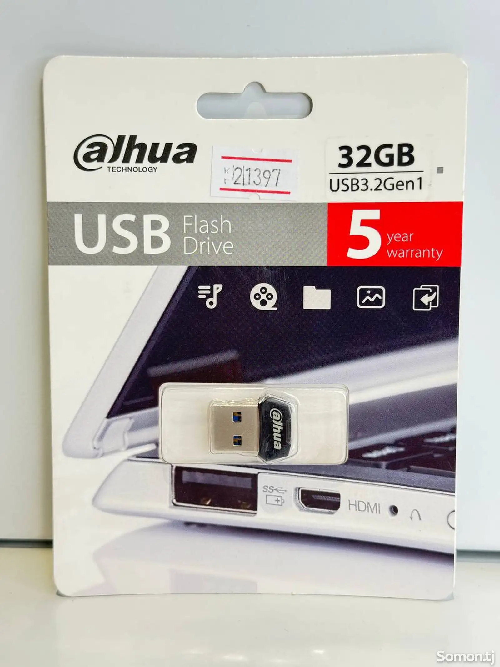 Флешка Dahua USB-U166-3.1-32G - 21397-1