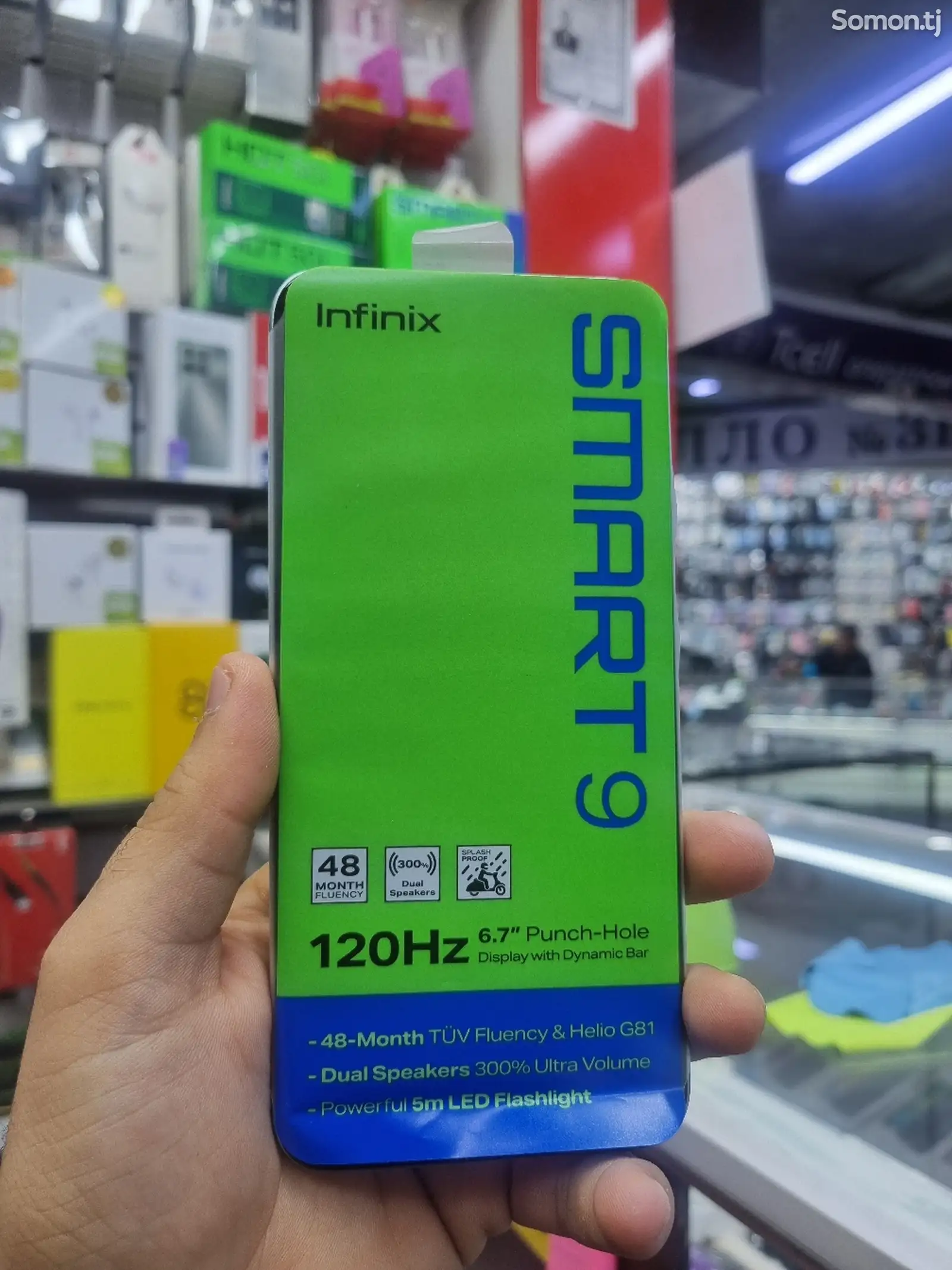 infinix smart 9 3+3/64 titan blu-2