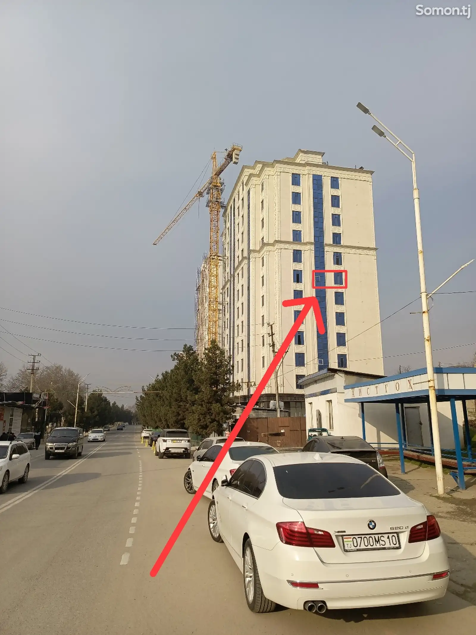 3-комн. квартира, 7 этаж, 96 м², назди бозори д.Зафар-1