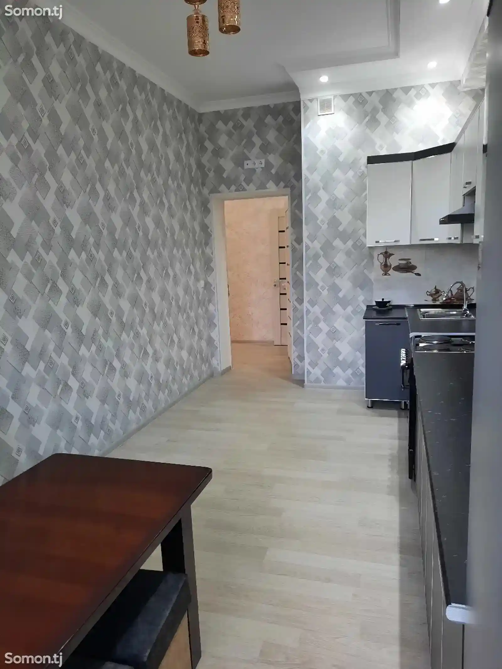 1-комн. квартира, 9 этаж, 60 м², Шохмансур-4