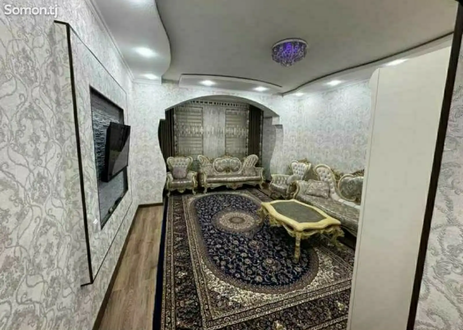 2-комн. квартира, 9 этаж, 63м², Сомони-1