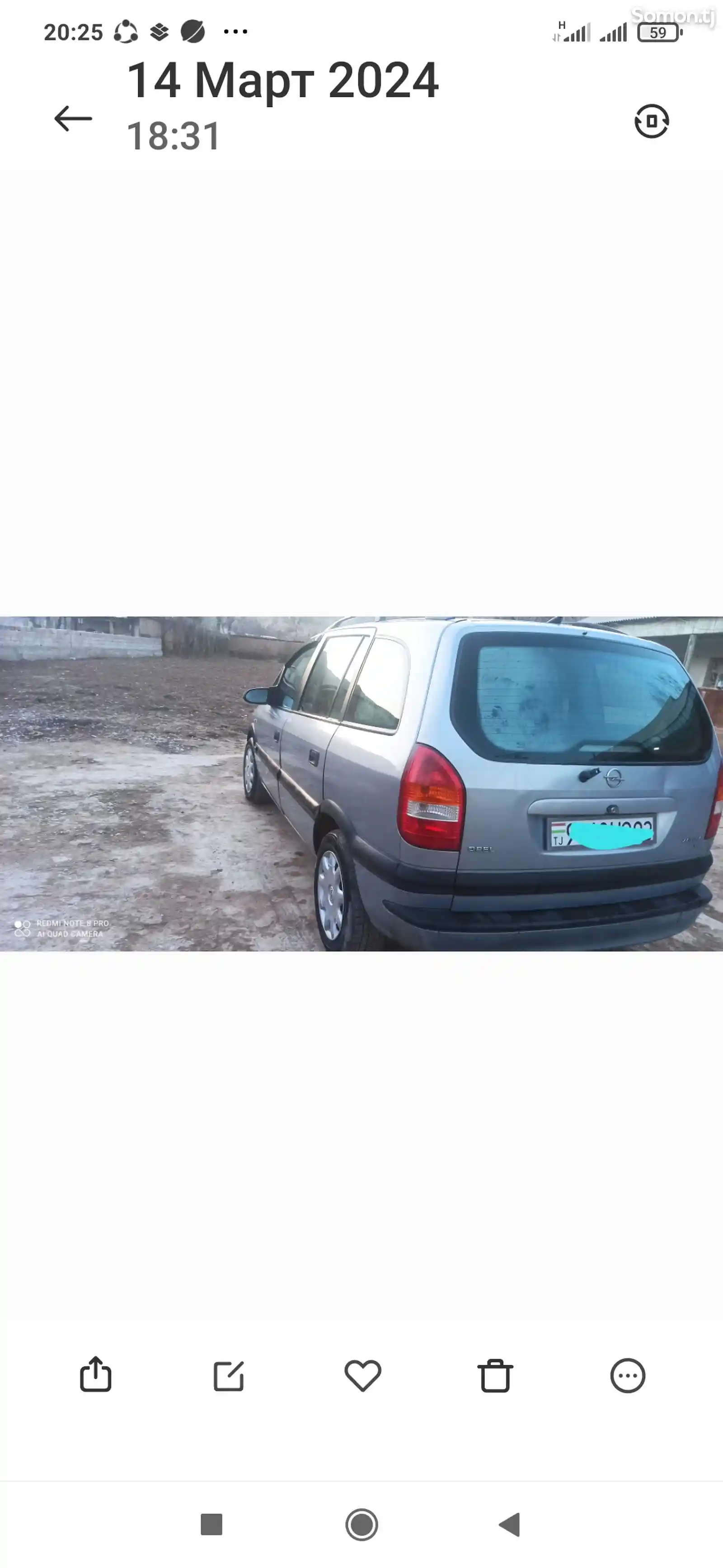 Opel Zafira, 1999-2