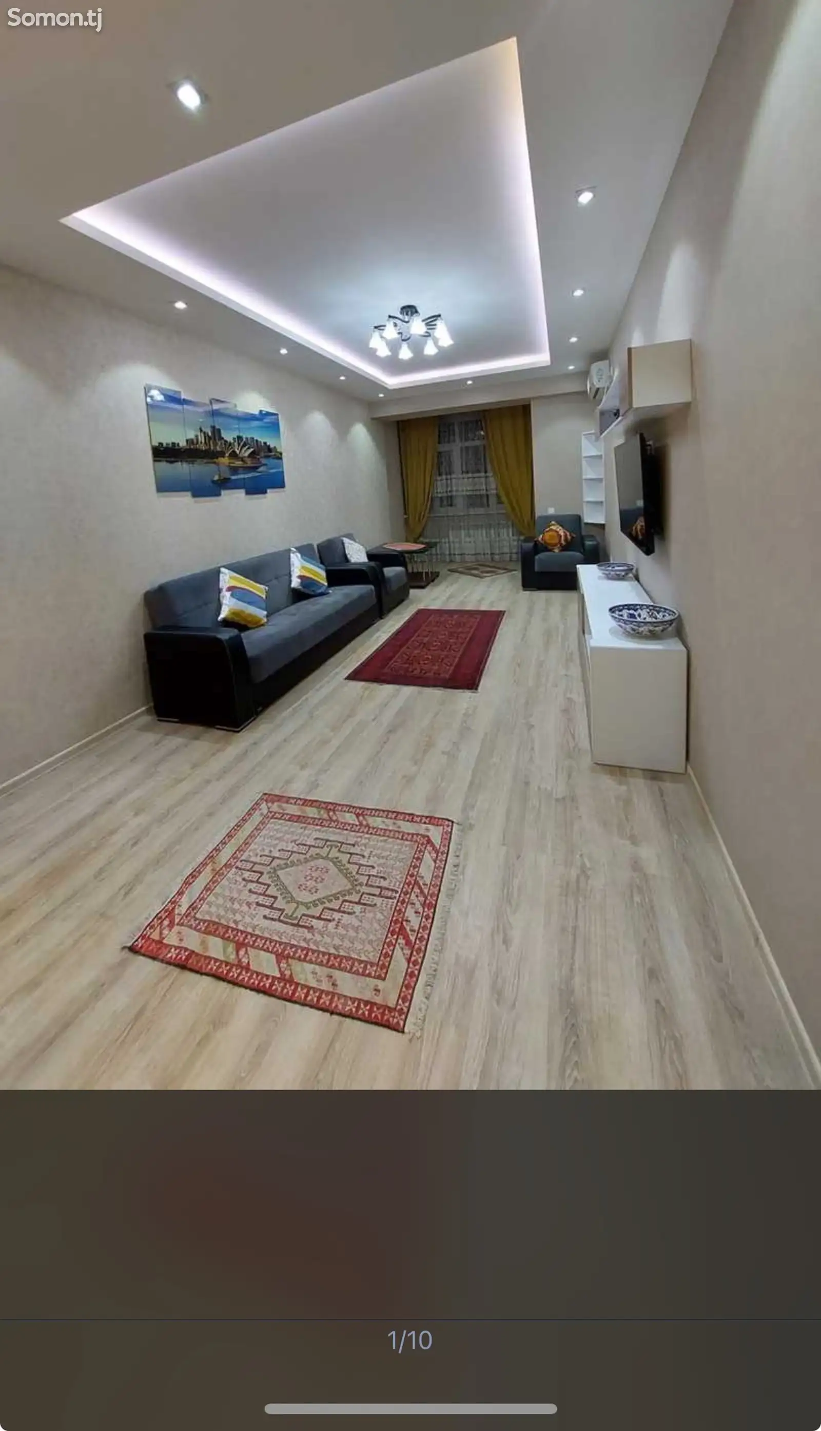 2-комн. квартира, 13 этаж, 110м², Шохмансур-1