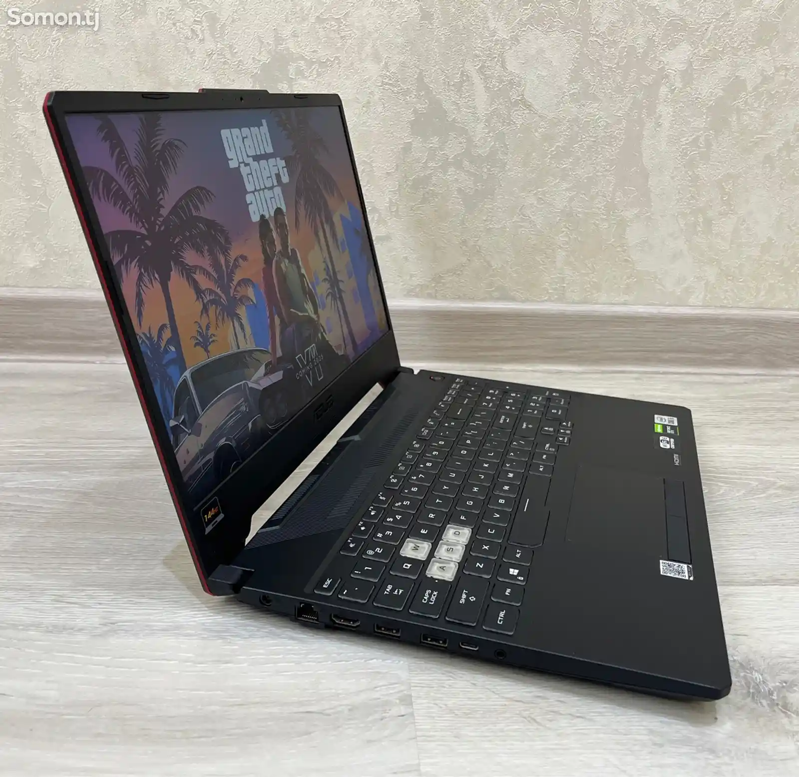 Игровой ноутбук Asus i5 10-го,GTX 1650ti, 144Hz-4