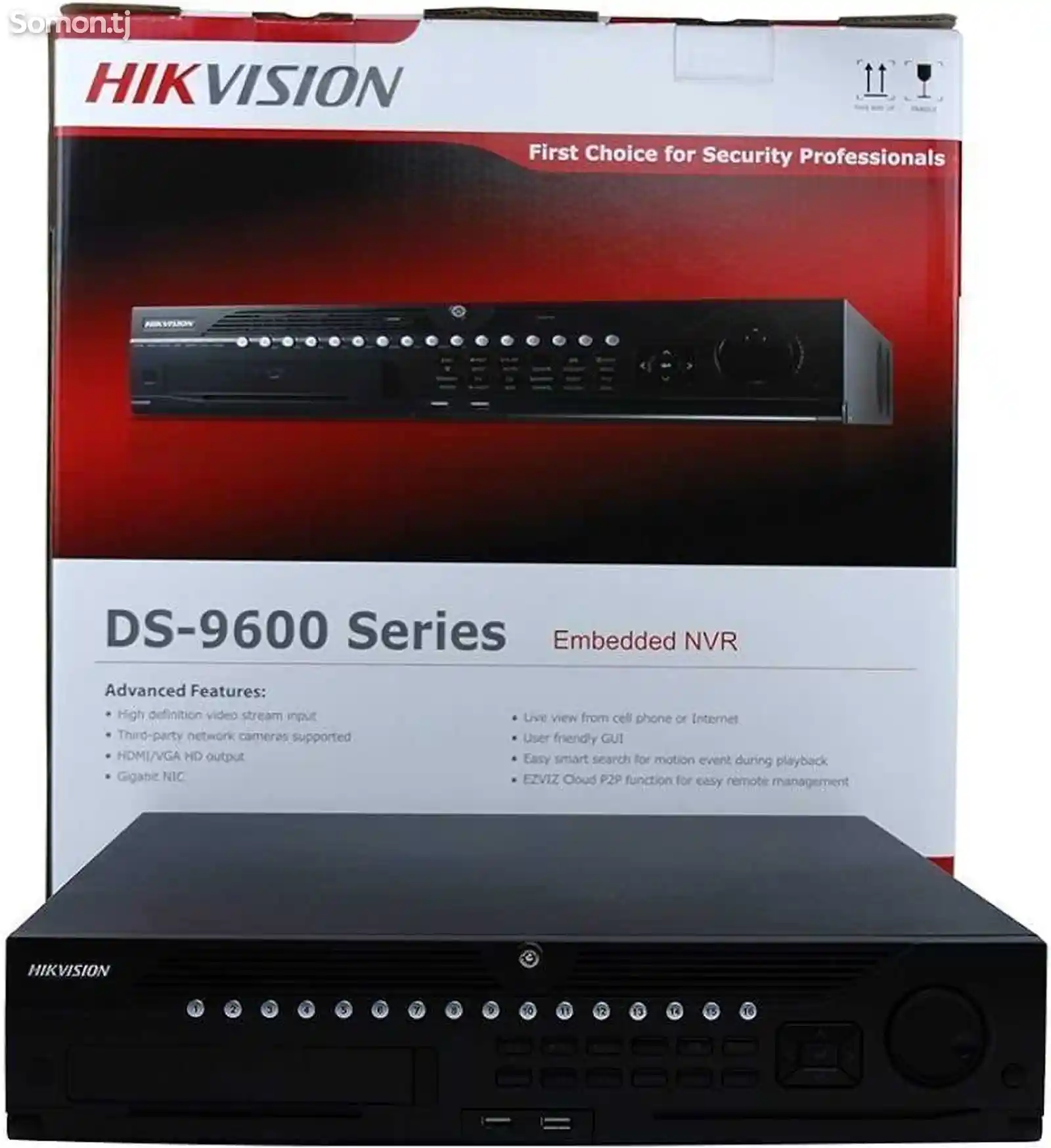 IP видео регистратор Hikvision DS-9664NI-I8