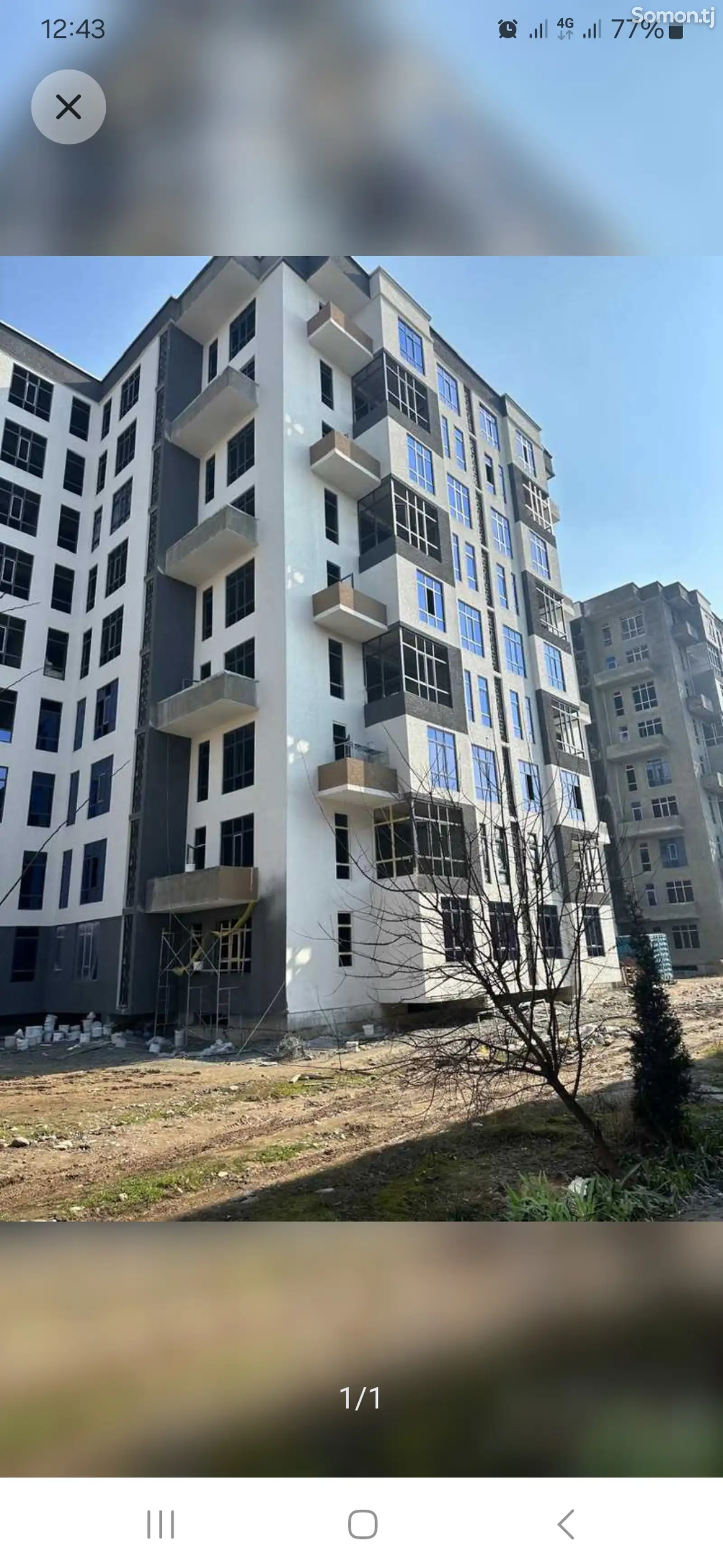 2-комн. квартира, 4 этаж, 45 м², Сино