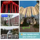 3-комн. квартира, 14 этаж, 104 м², Исмоили Сомони-4