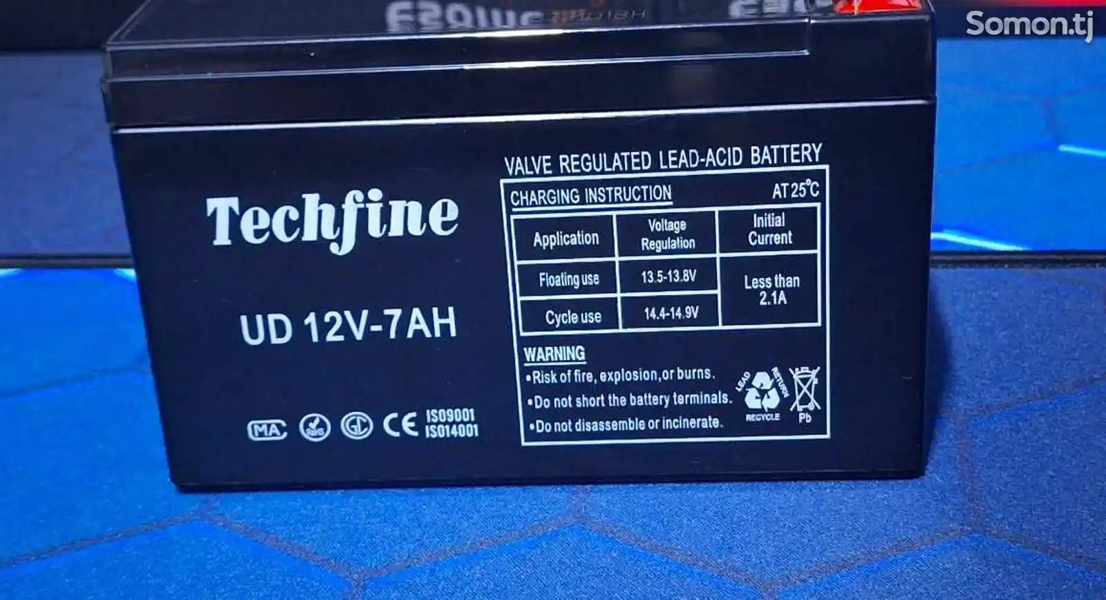 Аккумулятор Techfine 12V-7-3
