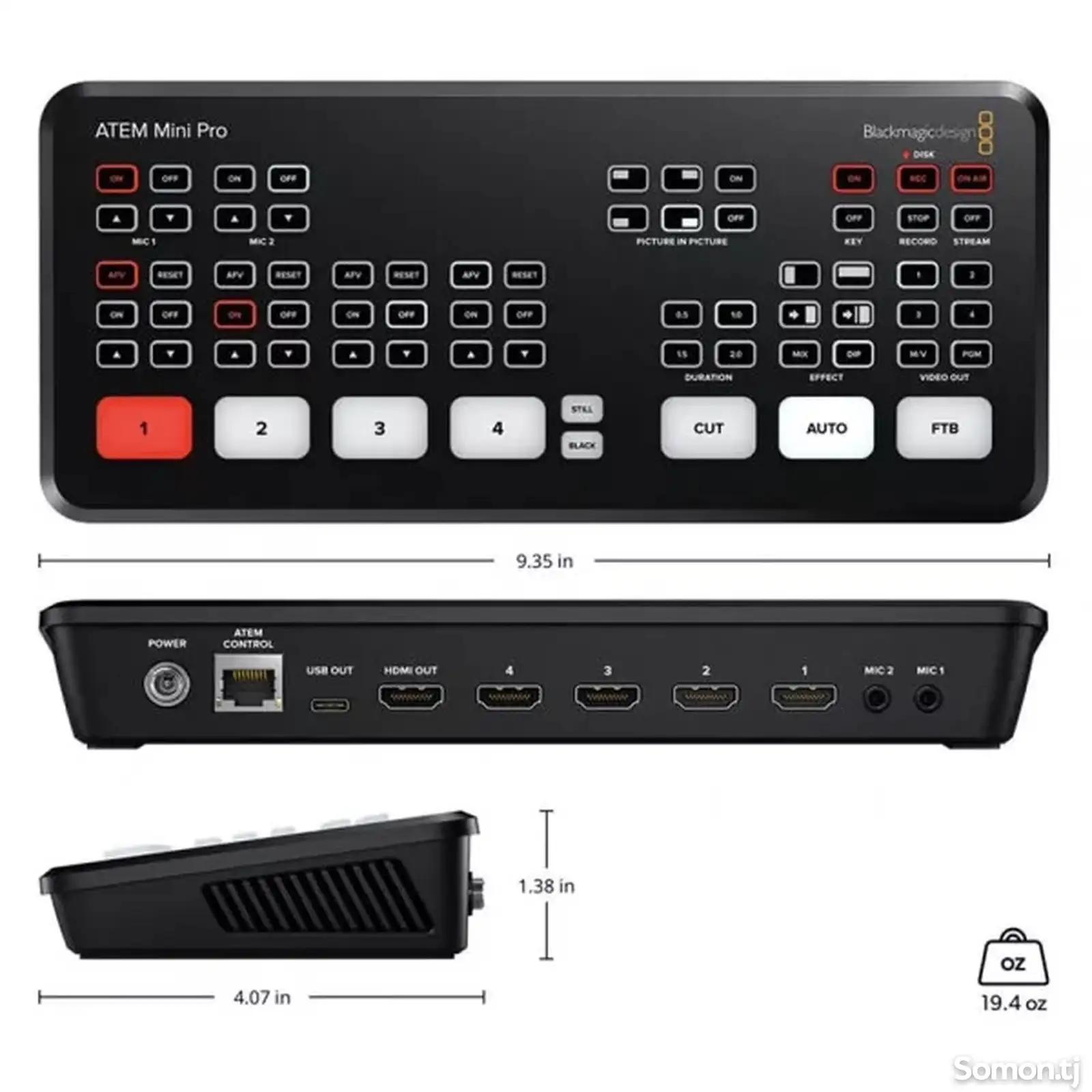 Видеомикшер Blackmagic Design ATEM Mini PRO-1