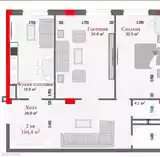 2-комн. квартира, 7 этаж, 105 м², И. Сомони-3