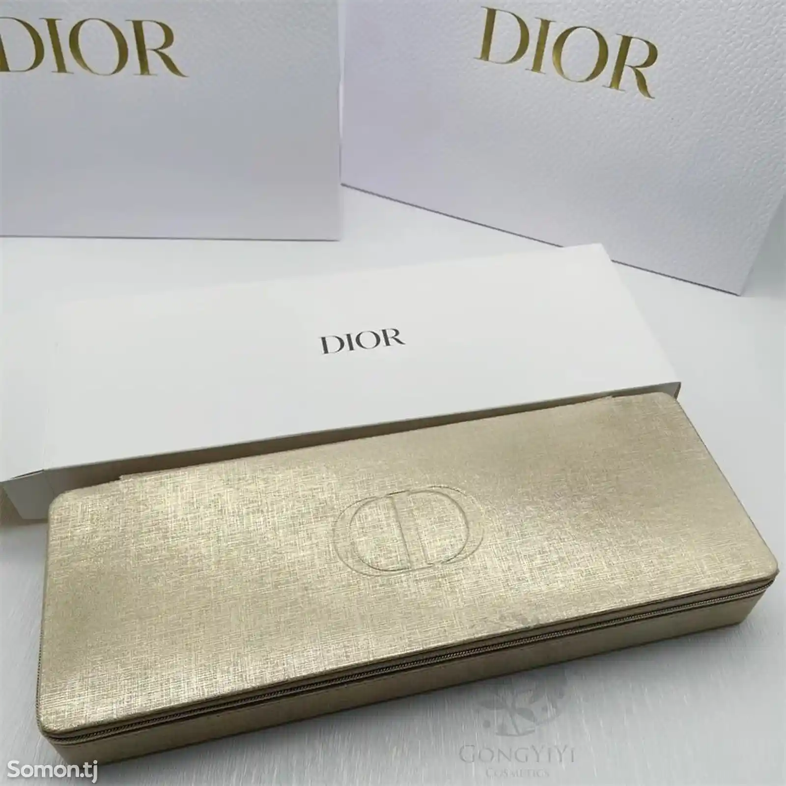 Набор Dior Dior Flower Secret Medium Sample Gold, 7 предметов с эссенцией жемчужины-3