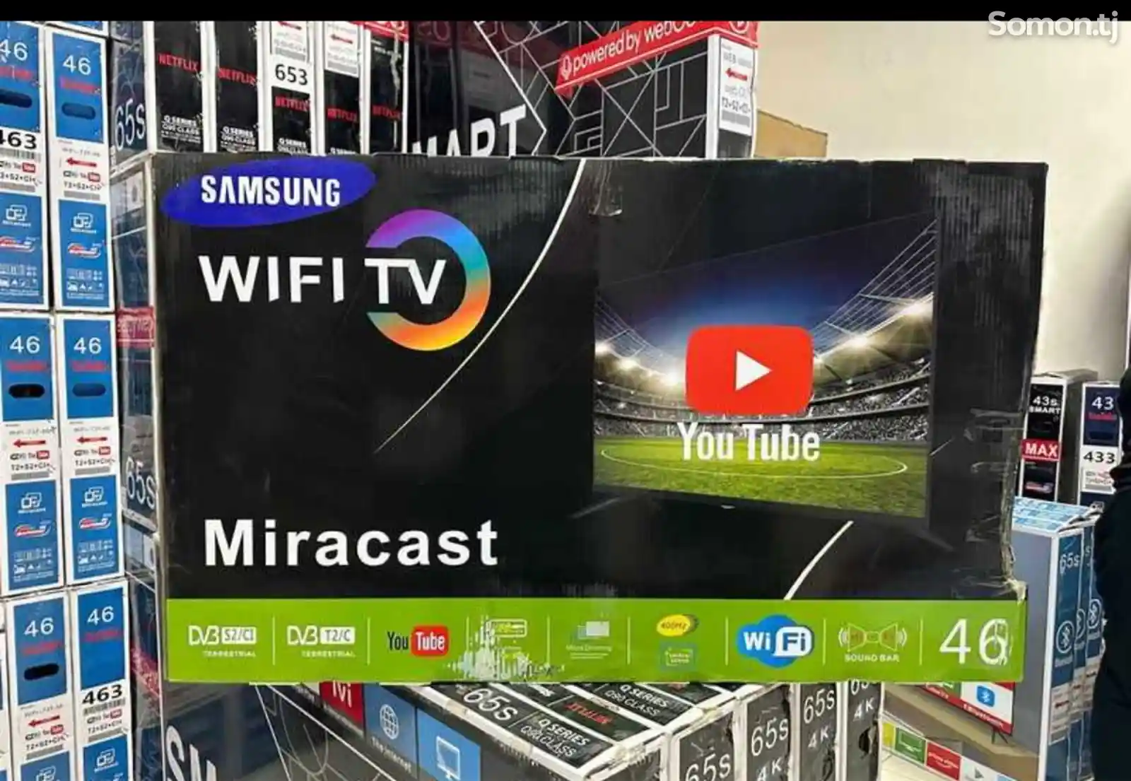 Телевизор 46 Miracast Smart, 2024