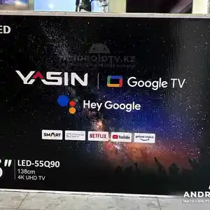 Телевизор Yasin Qled 55Q90 - Google TV
