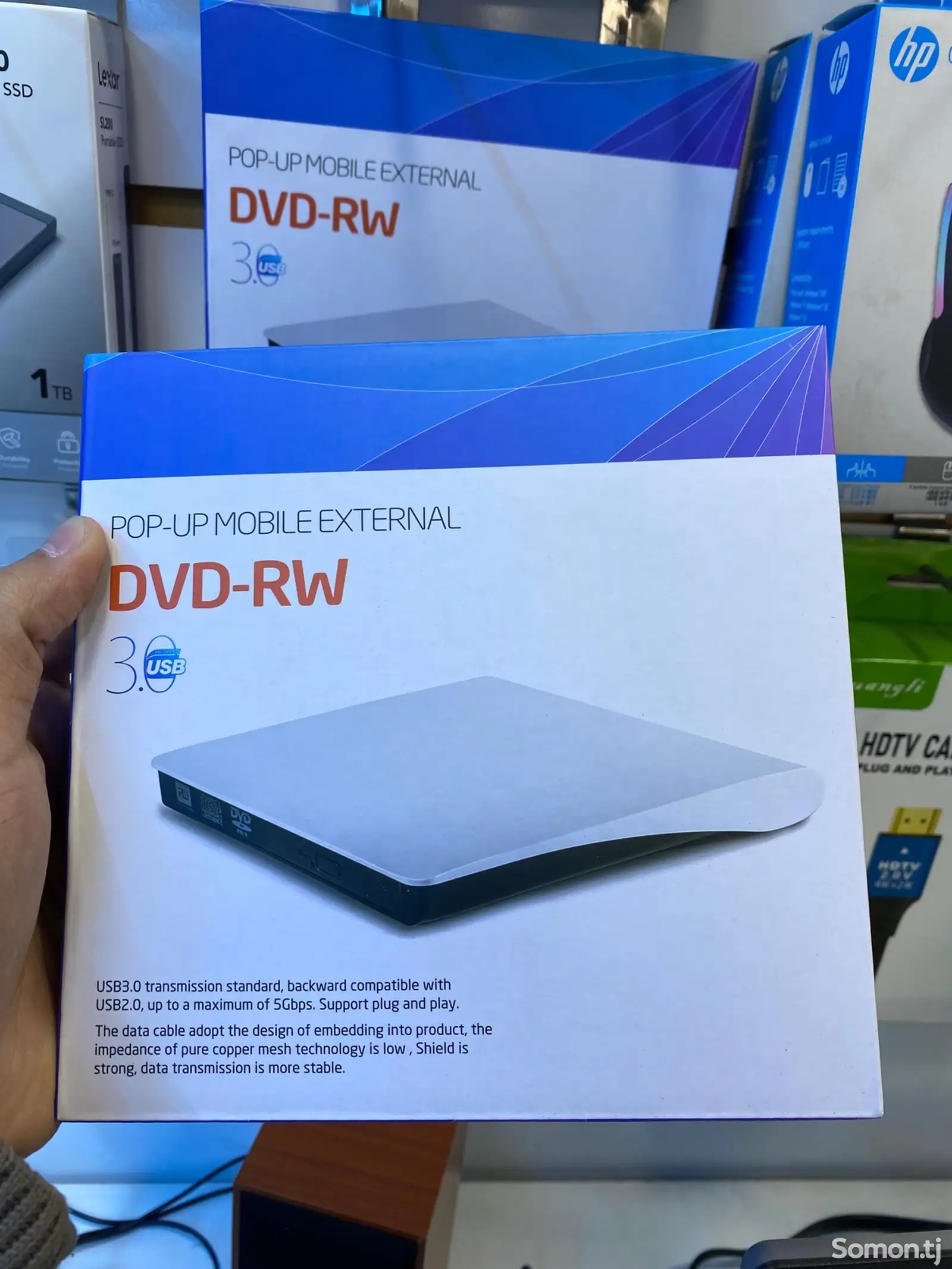 Внешний DVD RW USB 3.0-1