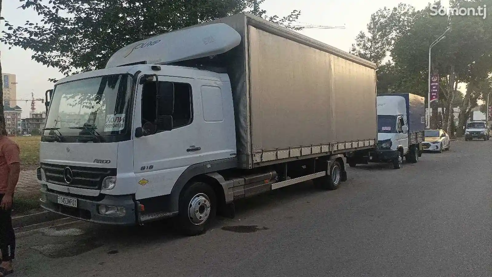Услуги перевозки грузов на Mercedes-Benz Atego-1