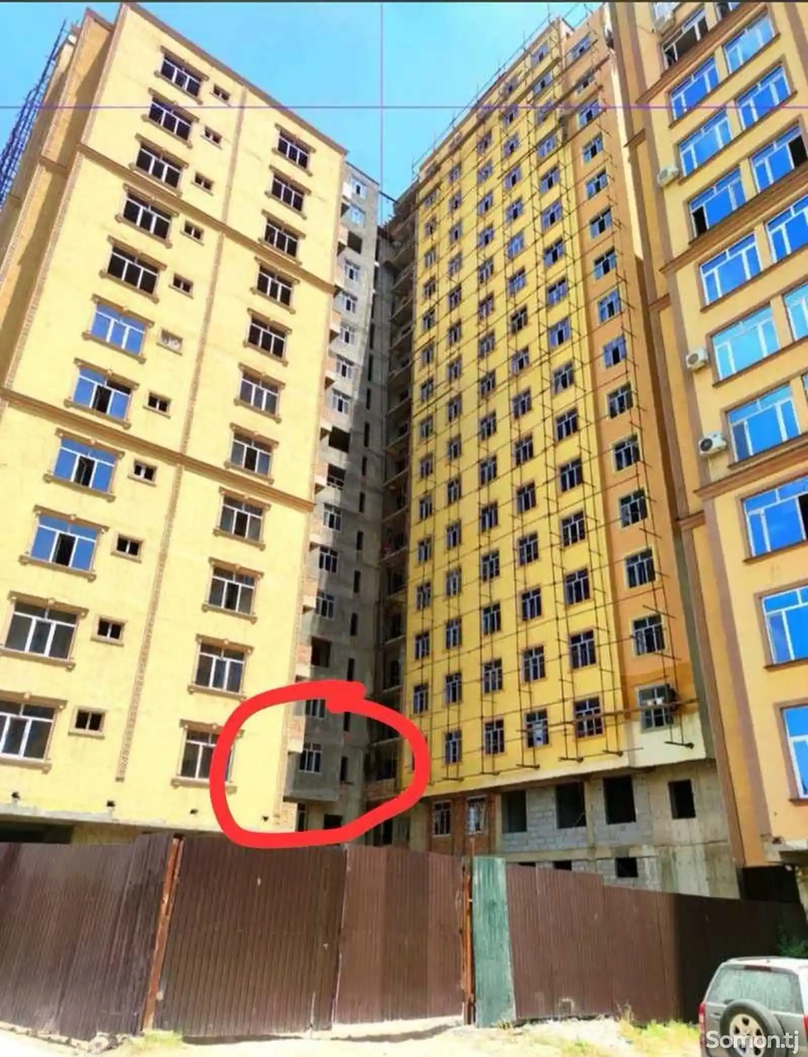 2-комн. квартира, 2 этаж, 77 м², Шохмансур-3