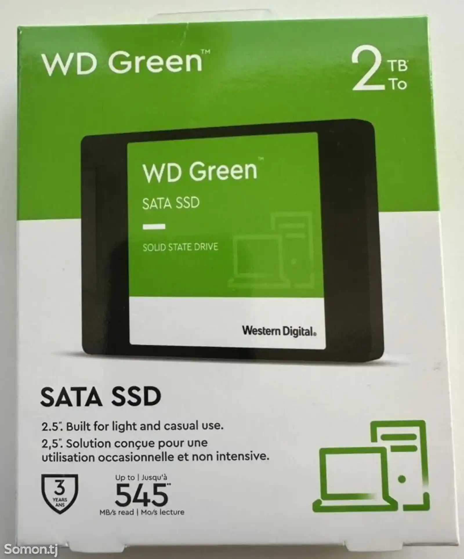 SSD накопитель Western Digital 2tb-1