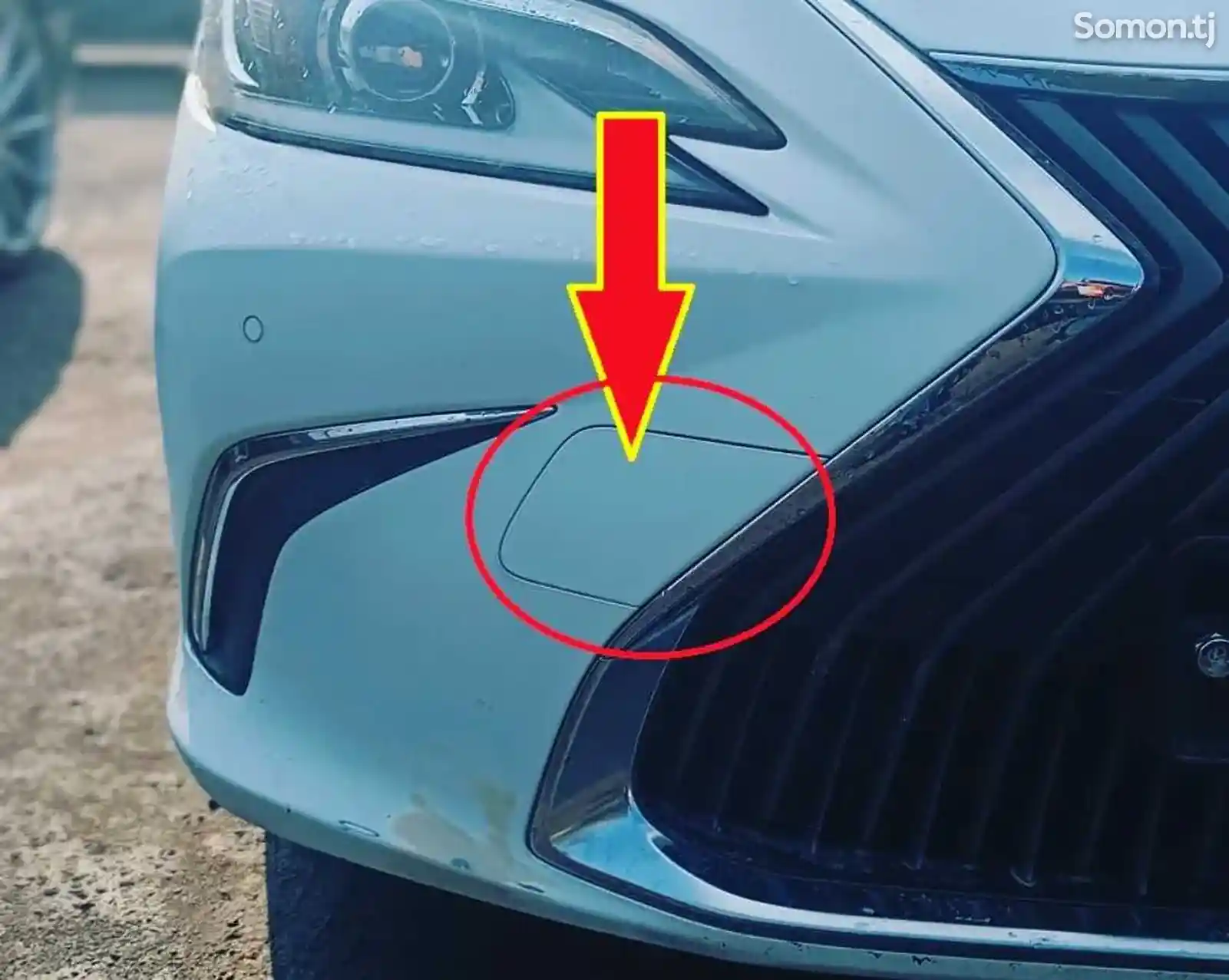 Буксировочные заглушки от Lexus ES 2018-2